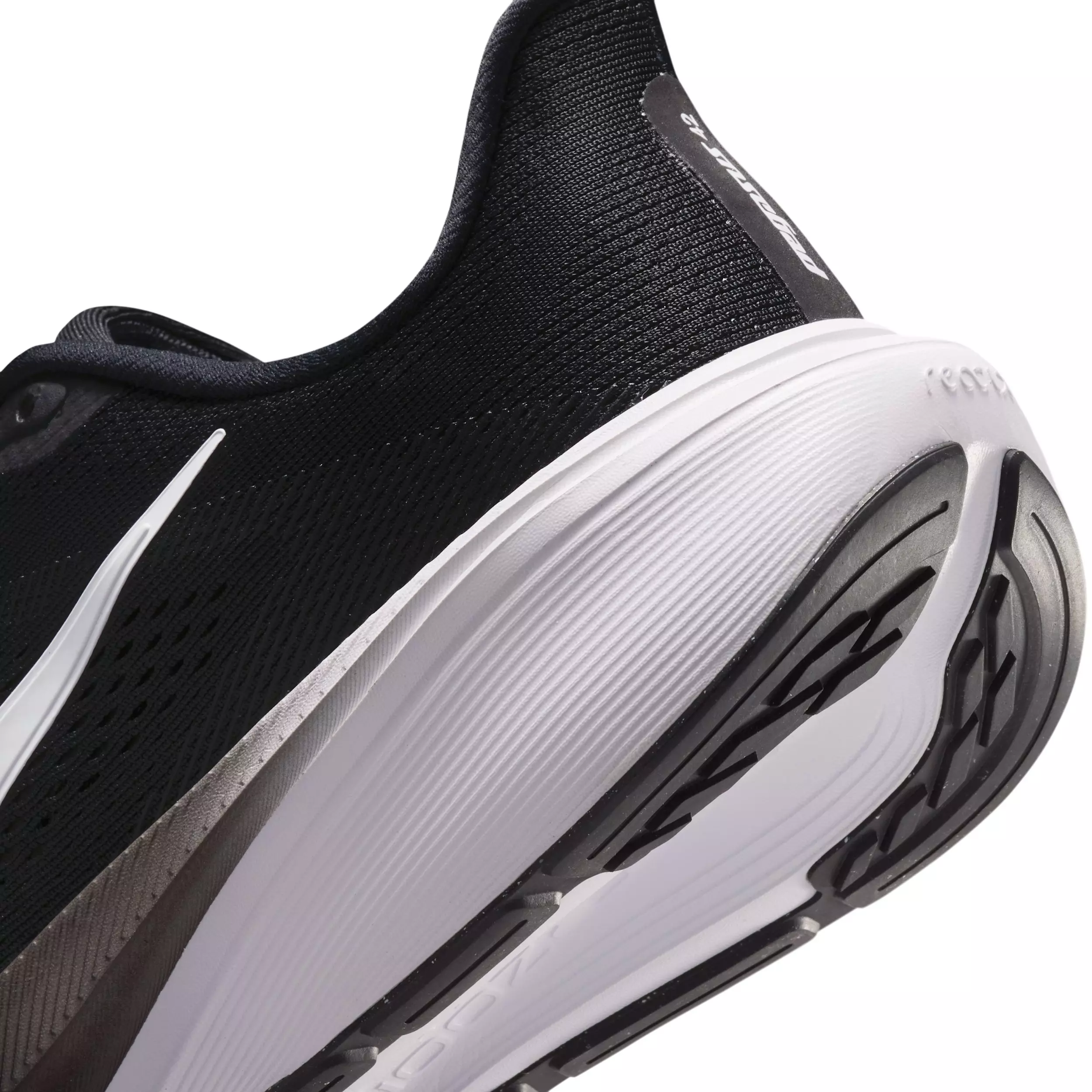 Nike Pegasus 42 "Black/Iron Grey/White" Women's Wide Running Shoe - BLACK/GREY/WHITE