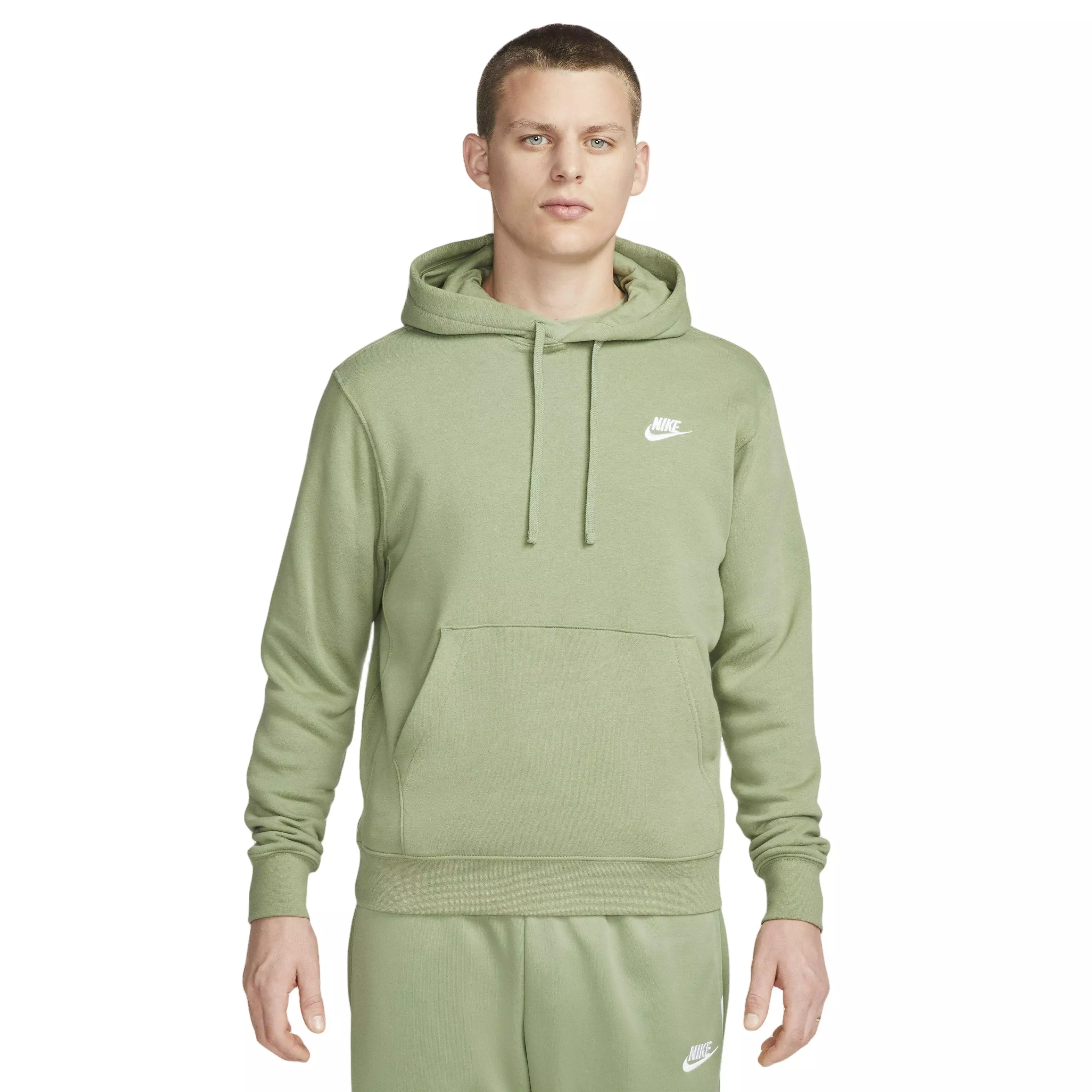 Nike Men's Sportswear Club Fleece Pullover Hoodie-Khaki - Hibbett