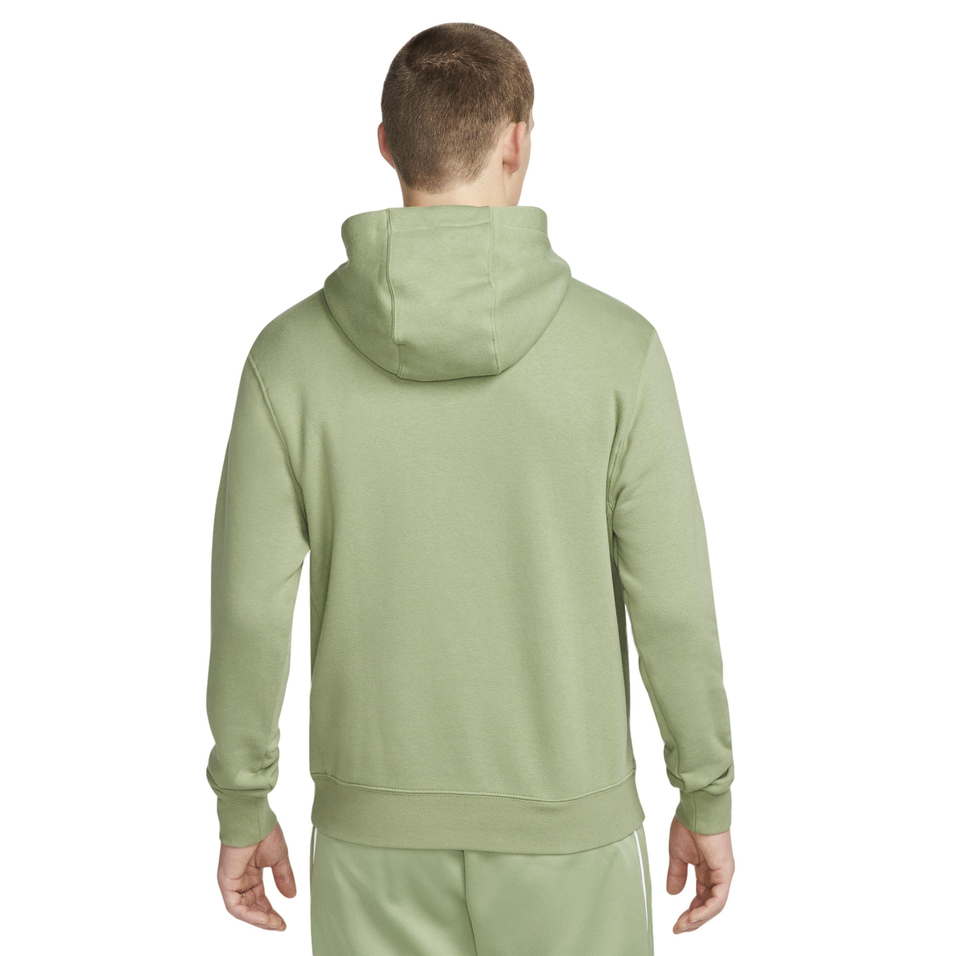 Nike Men's Sportswear Club Pullover BB Hoodie-Green - GREEN Thumbnail View 2