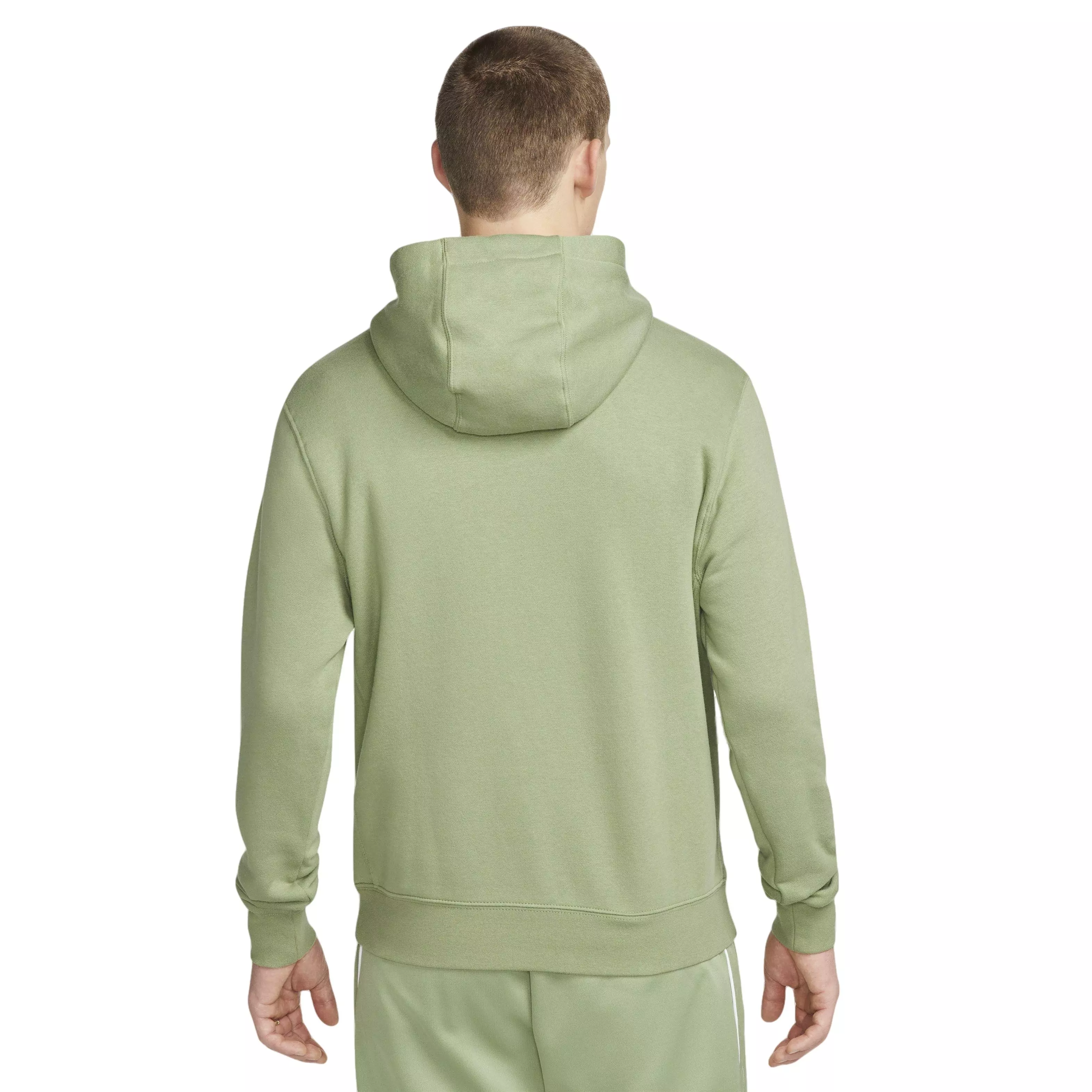 Nike Men's Sportswear Club Pullover BB Hoodie-Green - GREEN