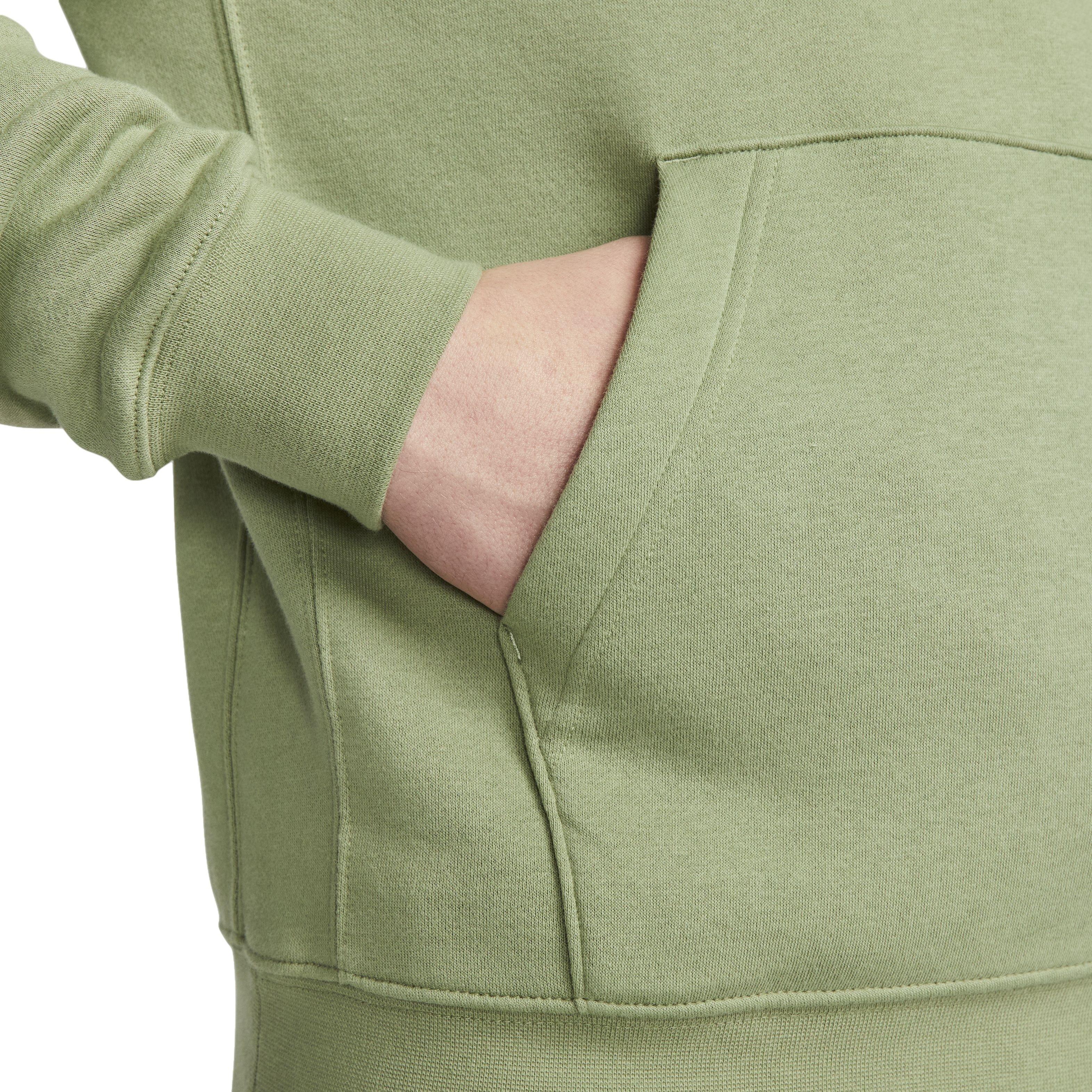 Nike Men's Sportswear Club Pullover BB Hoodie-Green - GREEN Thumbnail View 4