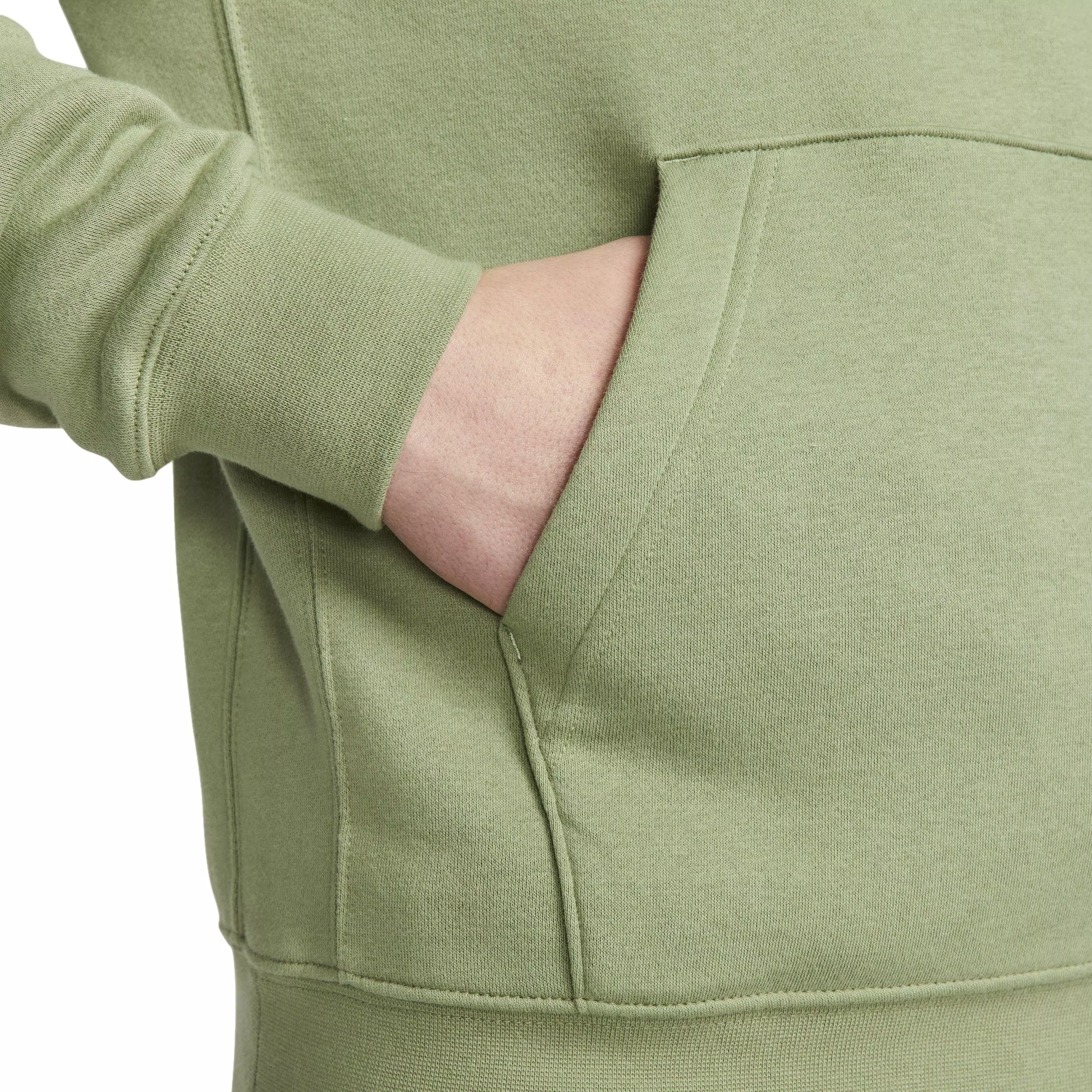 Nike Men's Sportswear Club Pullover BB Hoodie-Green - GREEN