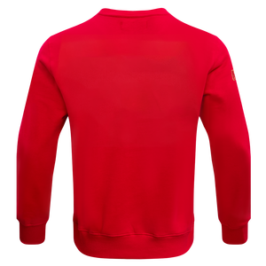 Pro Standard Men's NBA Atlanta Hawks Old English Crewneck -Red