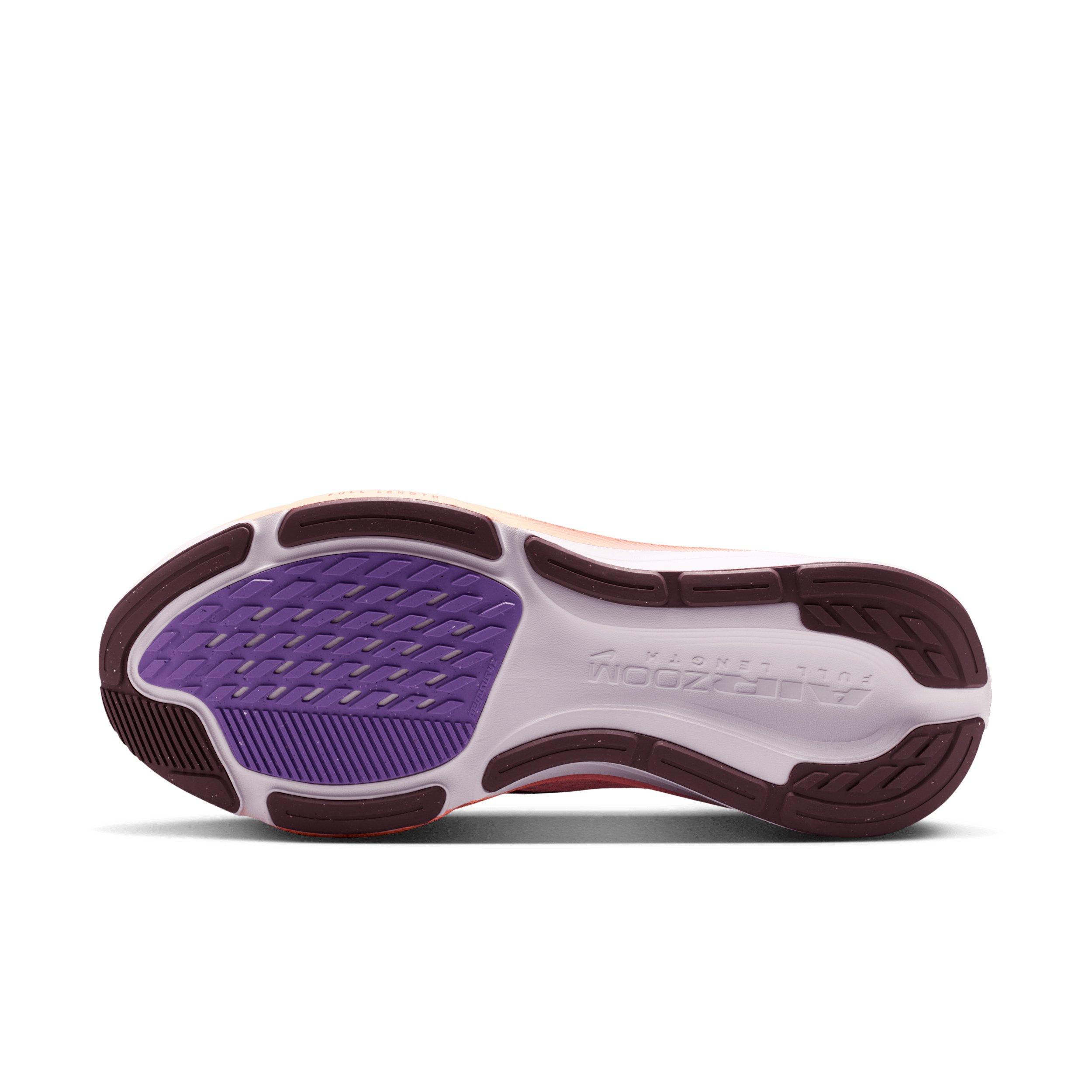 Nike Pegasus 42 "Chalk/Orange Pulse/Bright Violet/Tattoo" Women's Wide Running Shoe - WHITE/ORANGE/PURPLE Thumbnail View 6