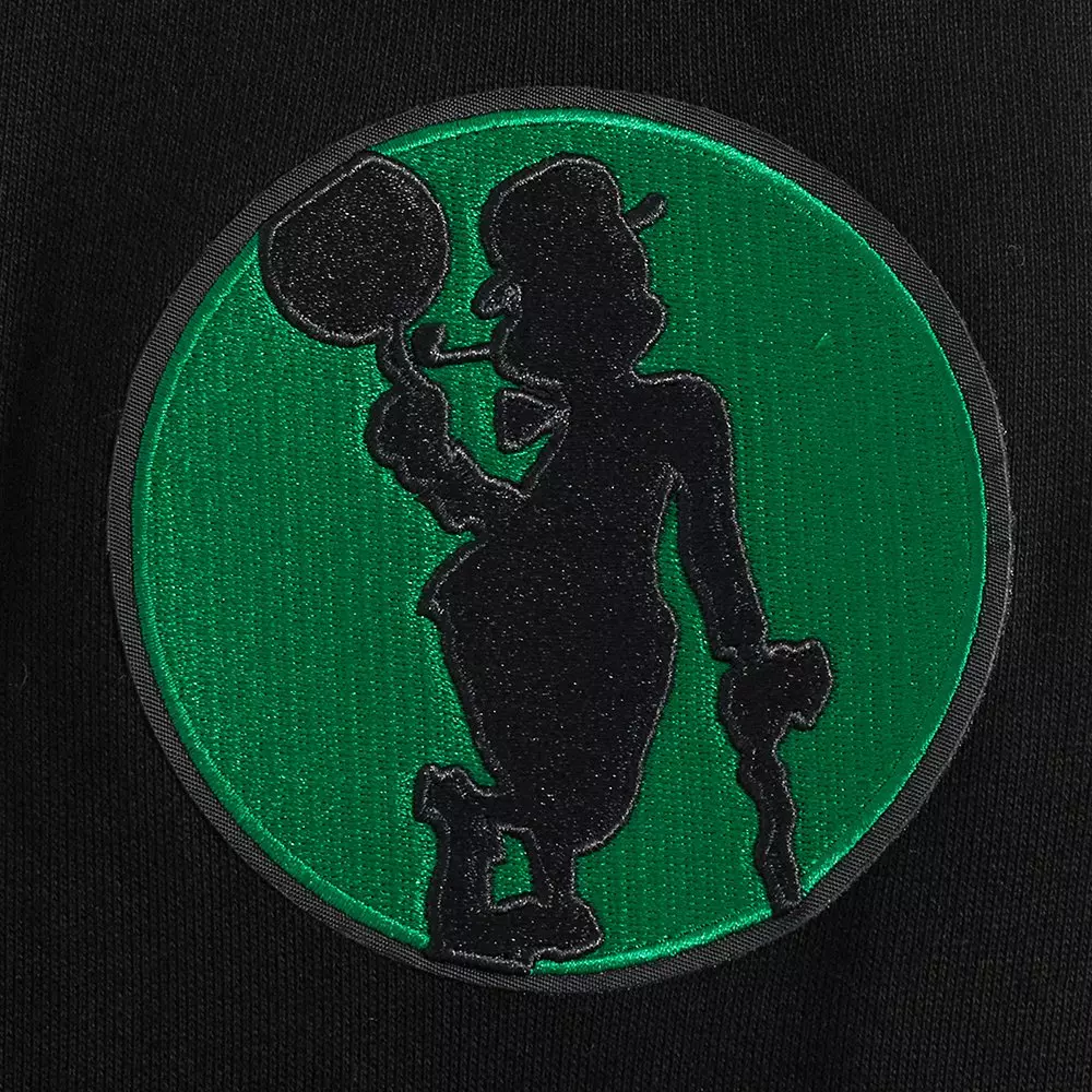 Pro Standard Men's NBA Boston Celtics Old English Crewneck - Black - BLACK