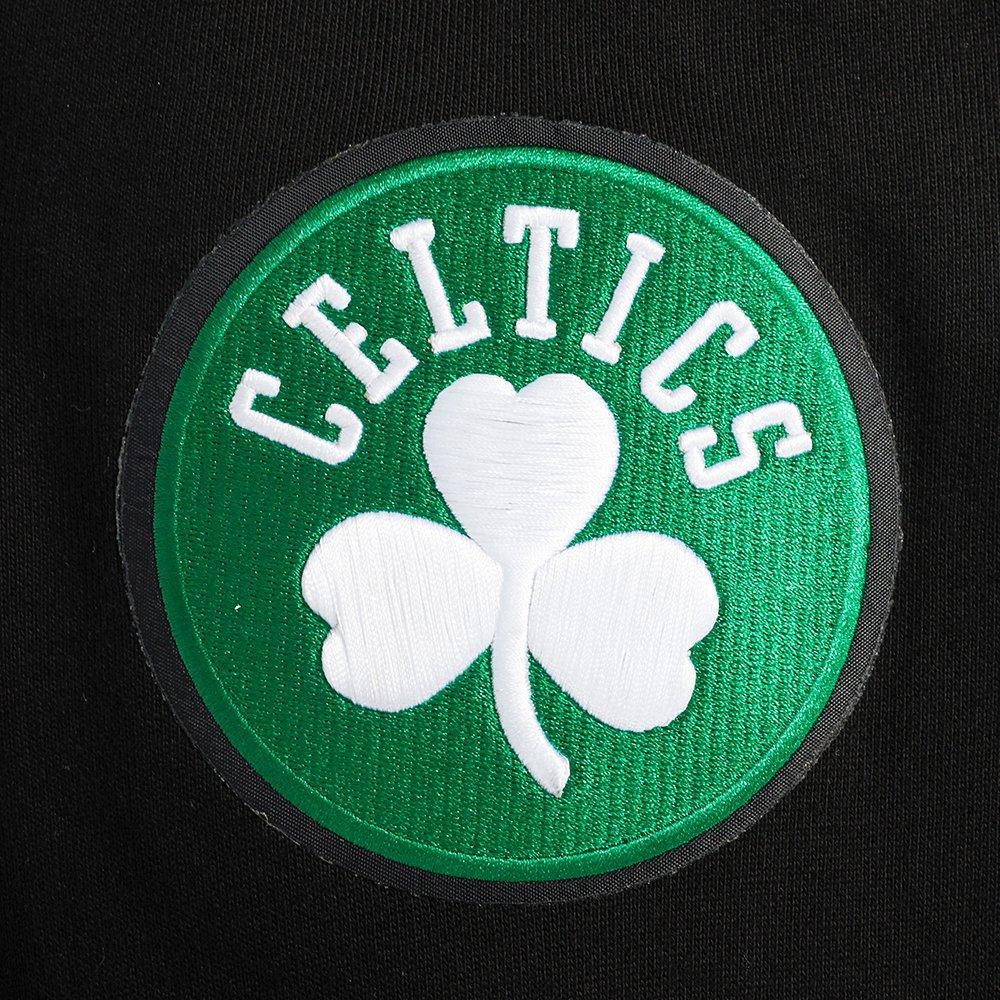 Pro Standard Men's NBA Boston Celtics Old English Crewneck -Black - BLACK Thumbnail View 7