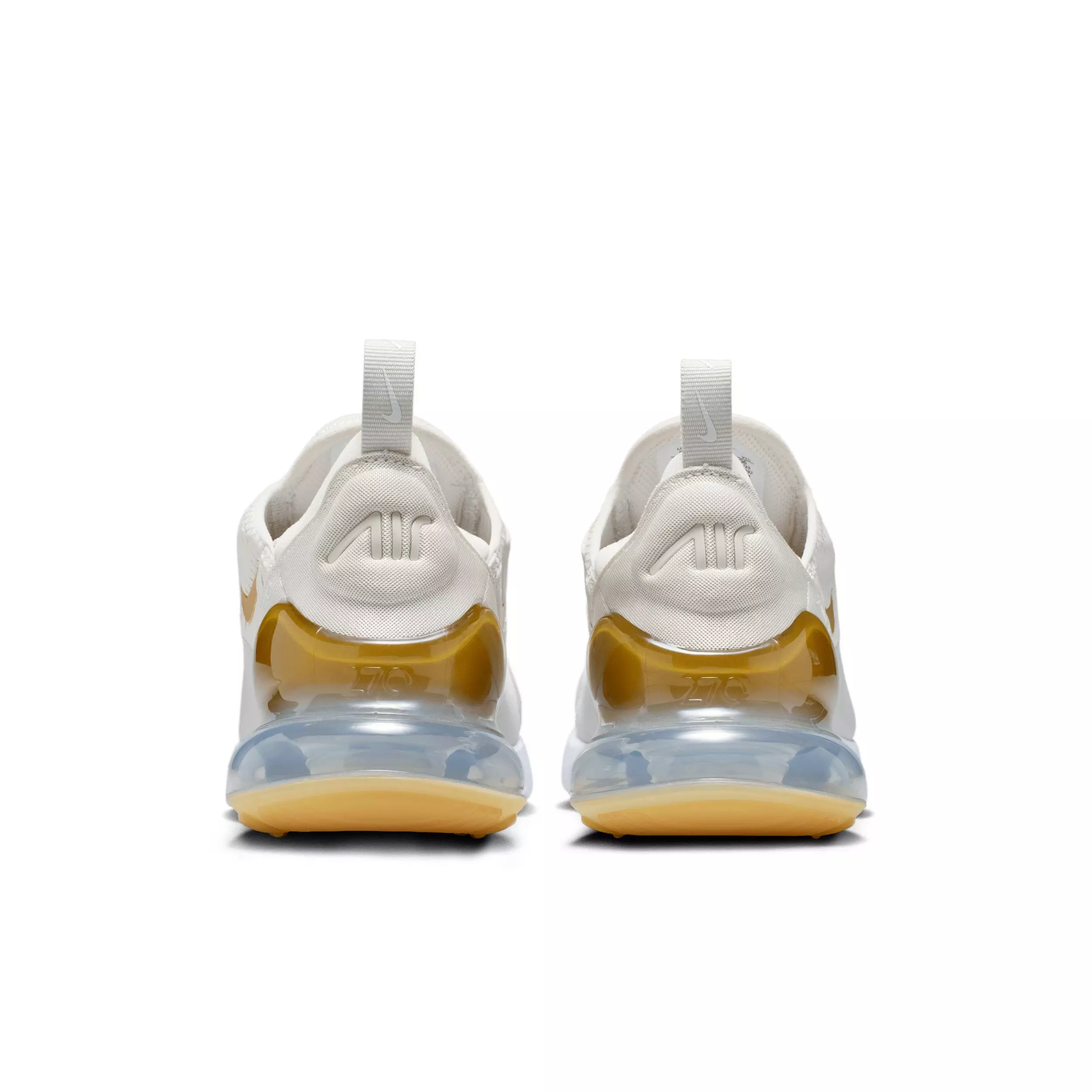Nike Air Max 270 "Light Bone/White/Metallic Gold" Women's Shoe - BEIGE/WHITE/GOLD