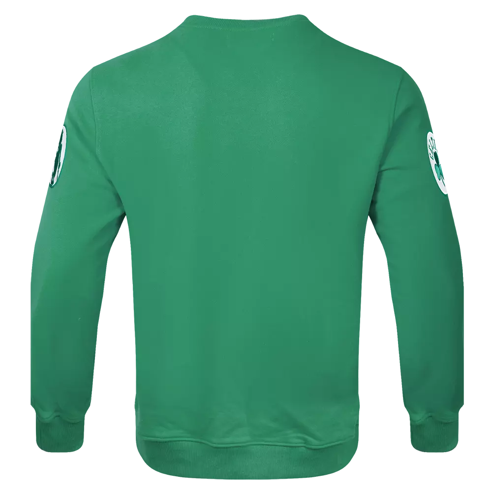 Pro Standard Men's NBA Boston Celtics Old English Crewneck -Green - GREEN