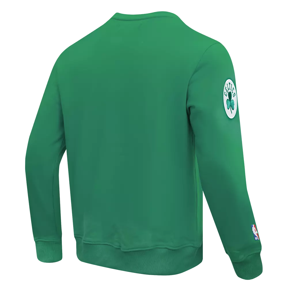 Pro Standard Men's NBA Boston Celtics Old English Crewneck - Green - GREEN