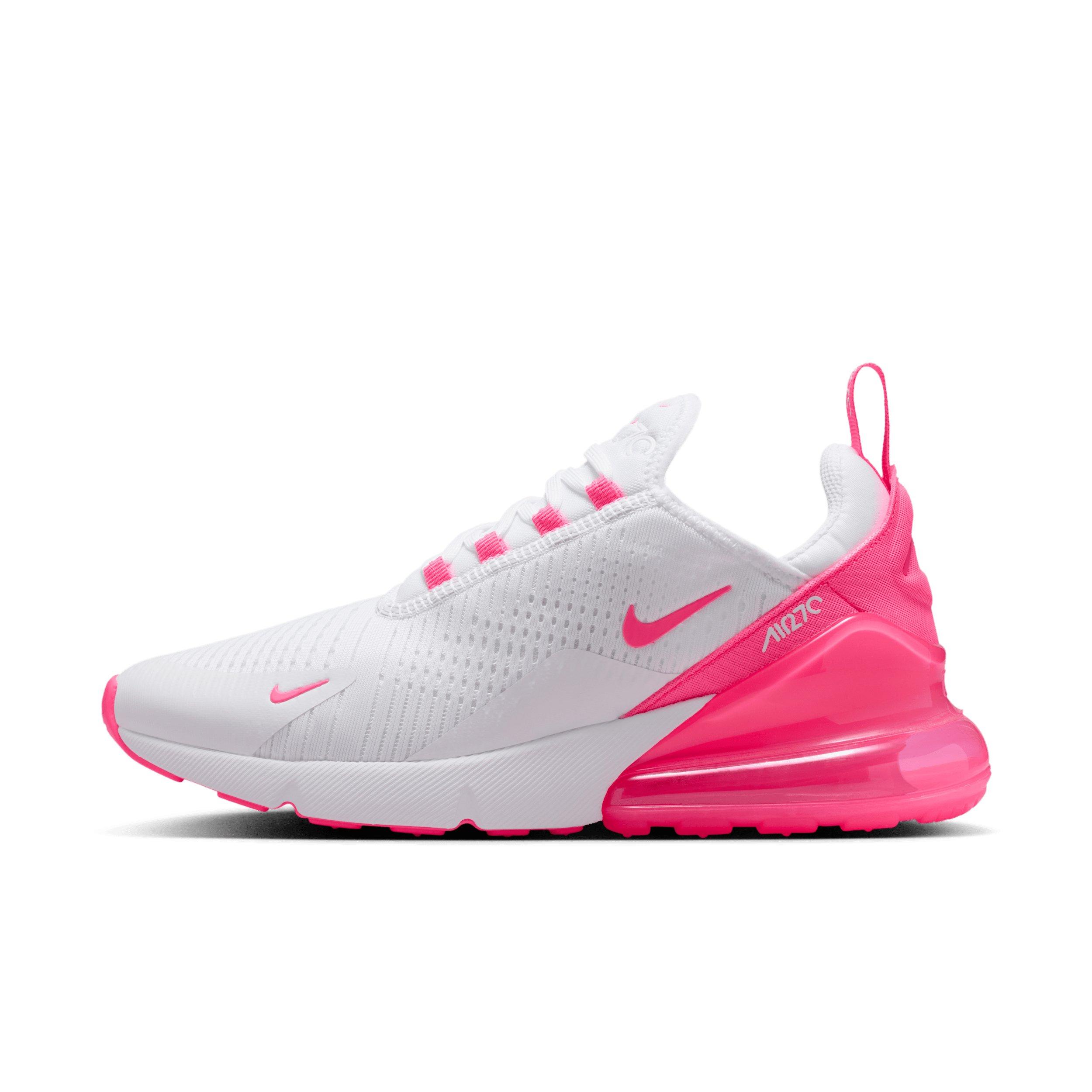 Nike Air Max 270 "White/Hyper Pink" Women's Shoe - WHITE/PINK Thumbnail View 2