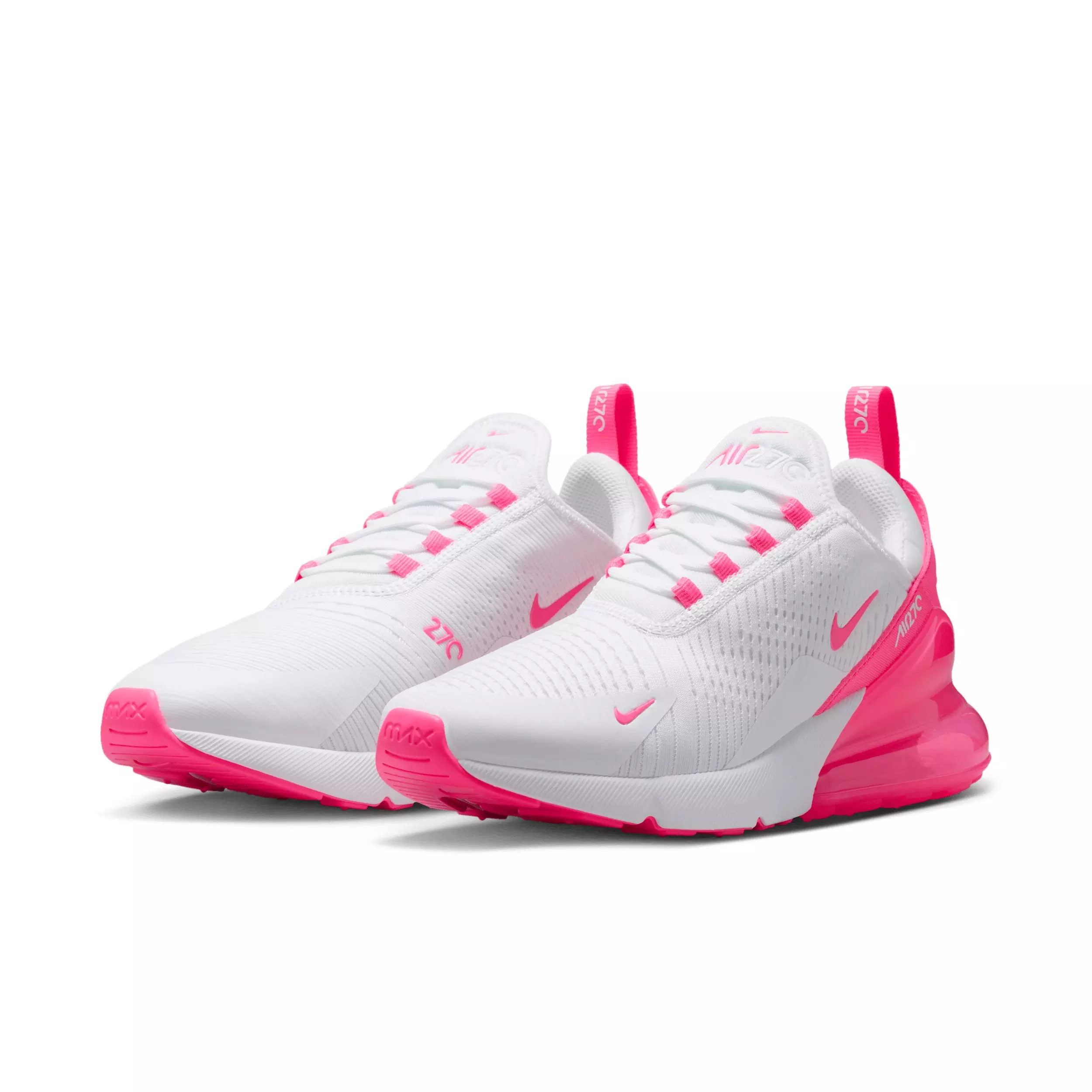 Nike Air Max 270 "White/Hyper Pink" Women's Shoe - WHITE/PINK