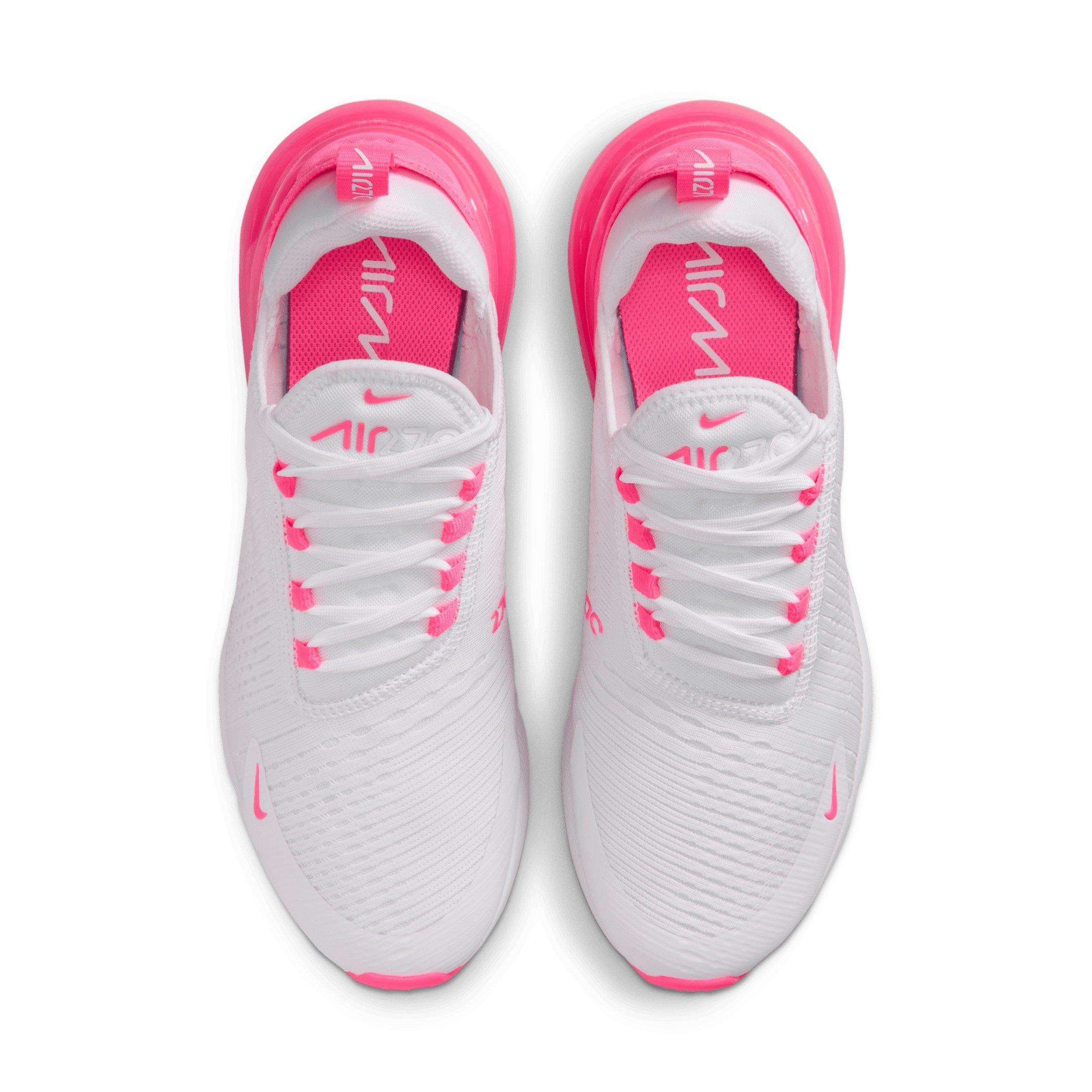 Nike Air Max 270 "White/Hyper Pink" Women's Shoe - WHITE/PINK Thumbnail View 4