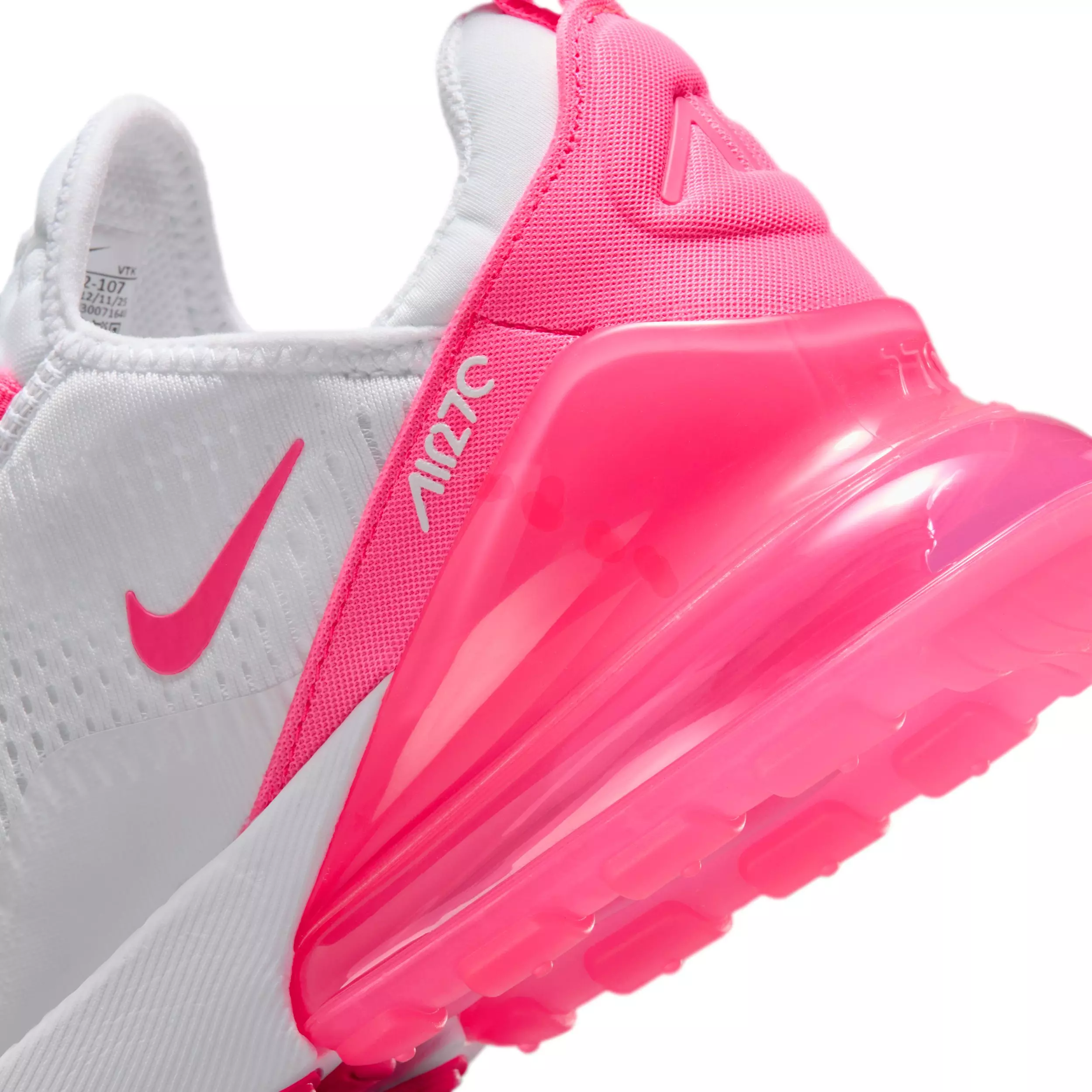 Nike Air Max 270 "White/Hyper Pink" Women's Shoe - WHITE/PINK