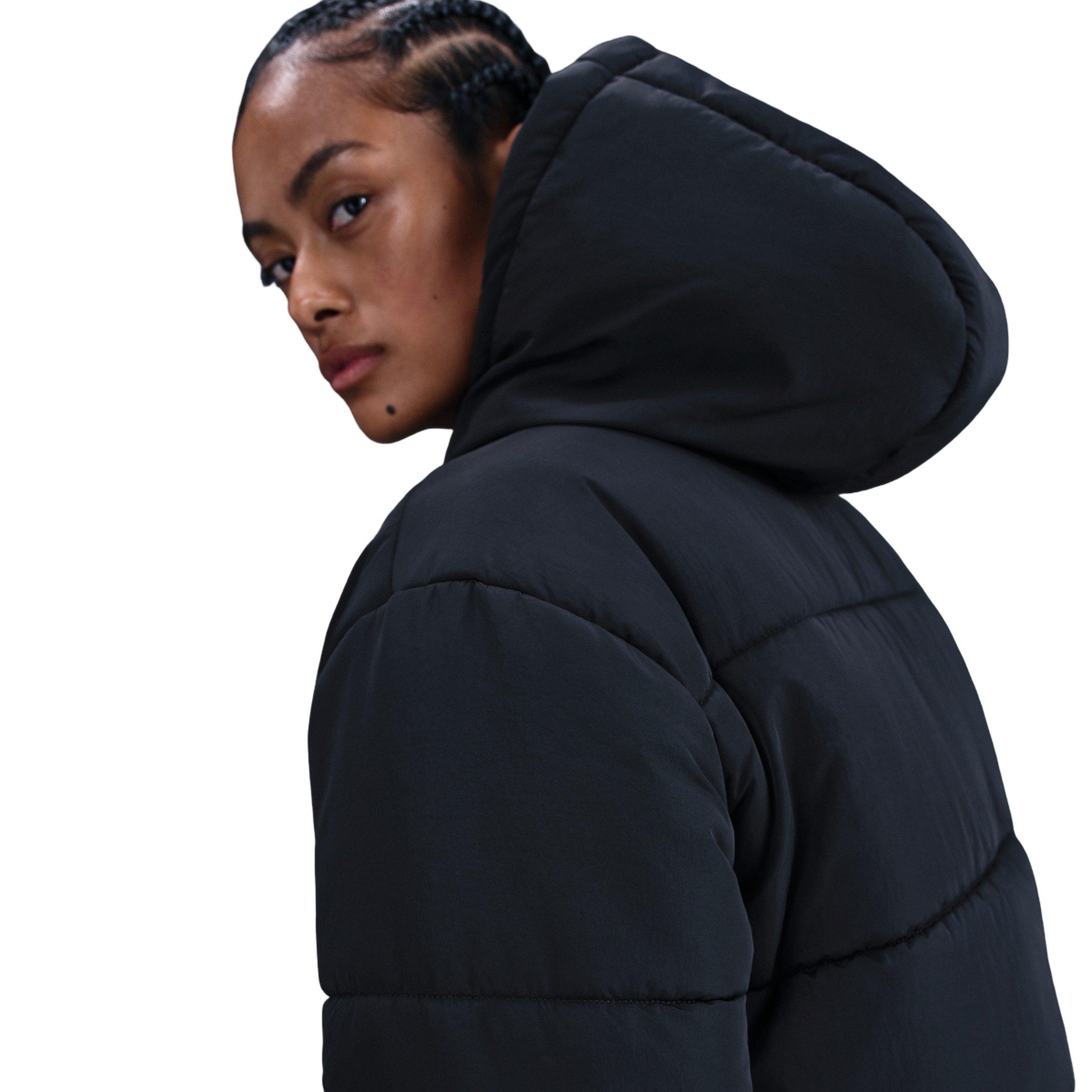 Nike Women's Sportswear Classic Therma-FIT Loose Matte Puffer -Black - BLACK Thumbnail View 2