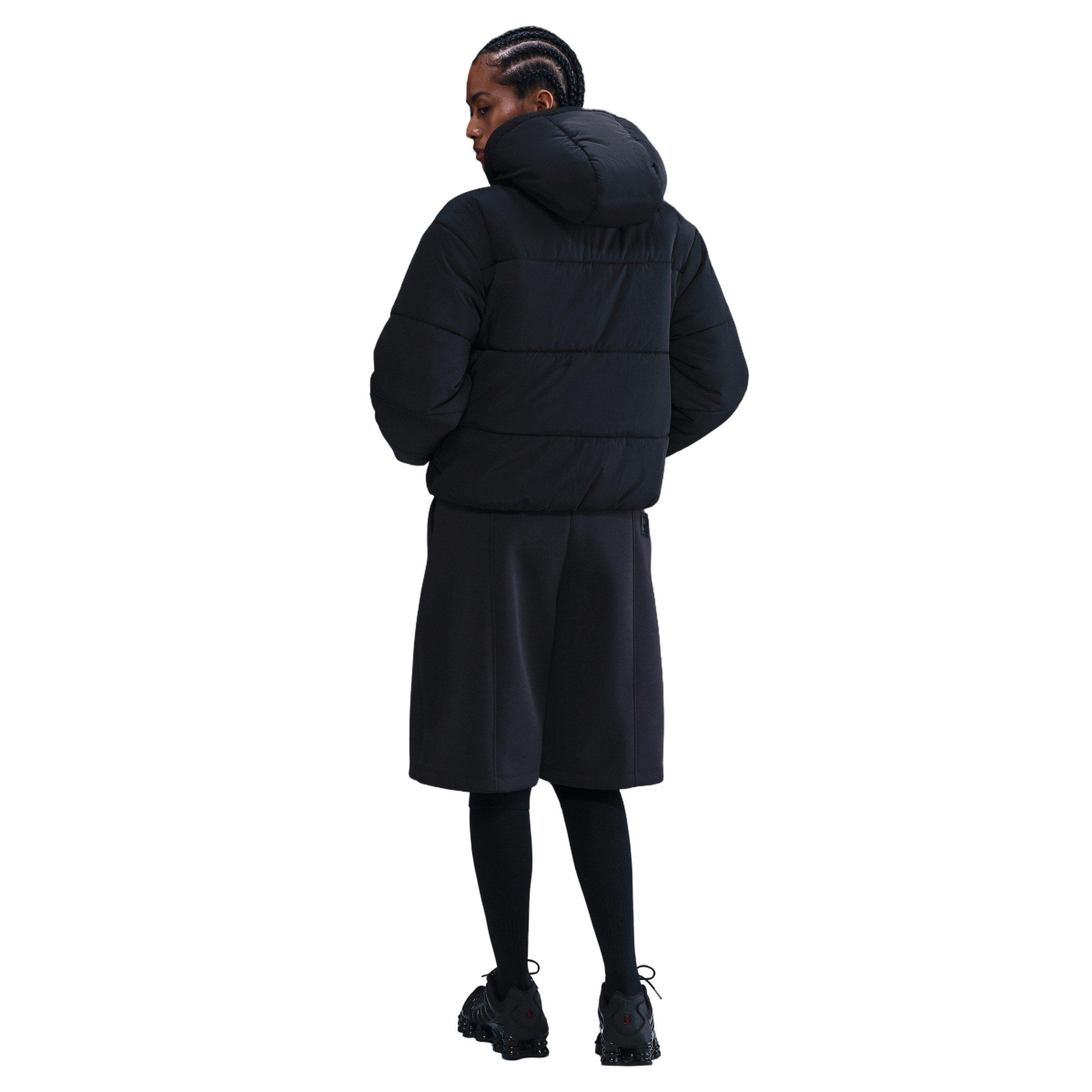 Nike Women's Sportswear Classic Therma-FIT Loose Matte Puffer -Black - BLACK Thumbnail View 5