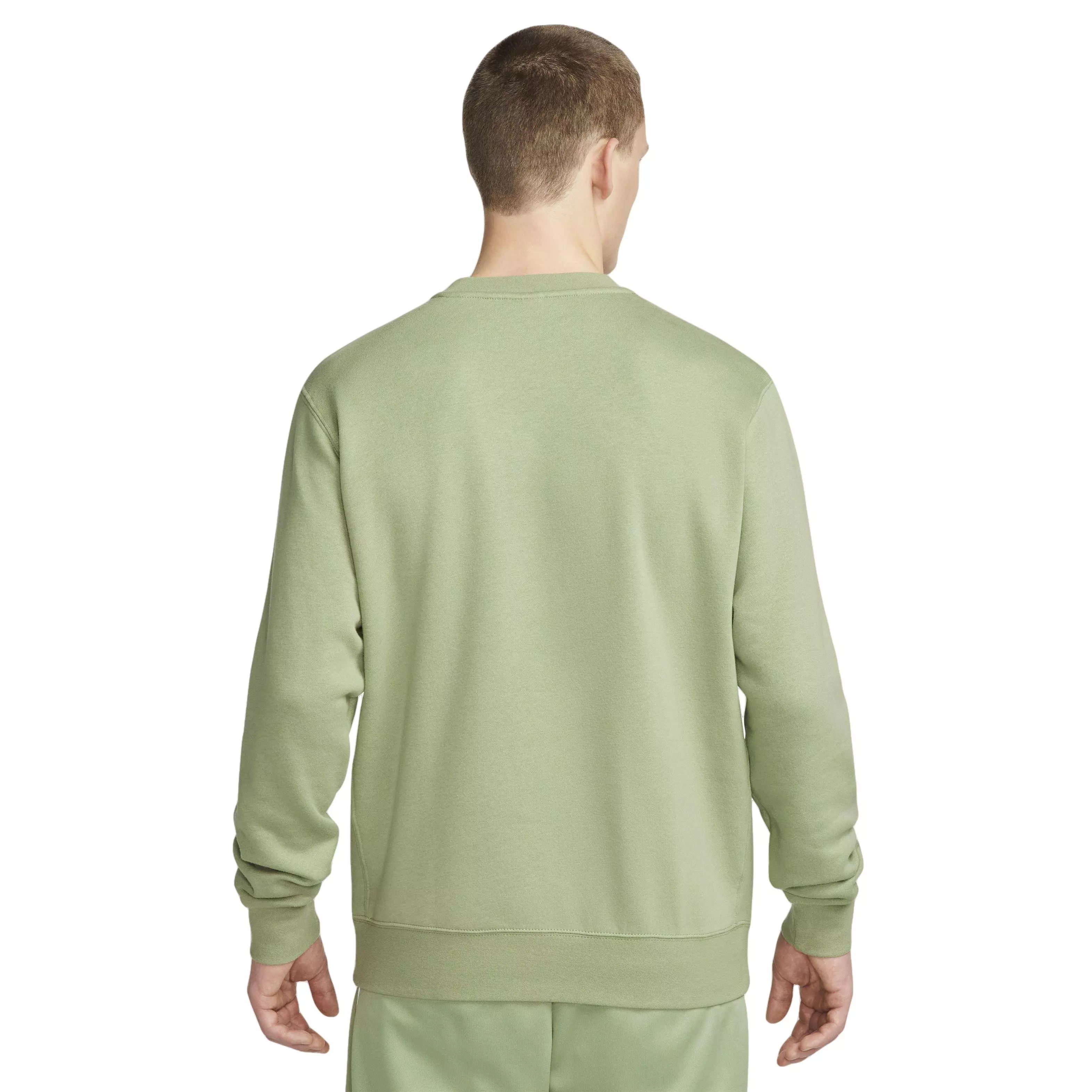 Nike Men's Sportswear Club BB Crew-Green - GREEN