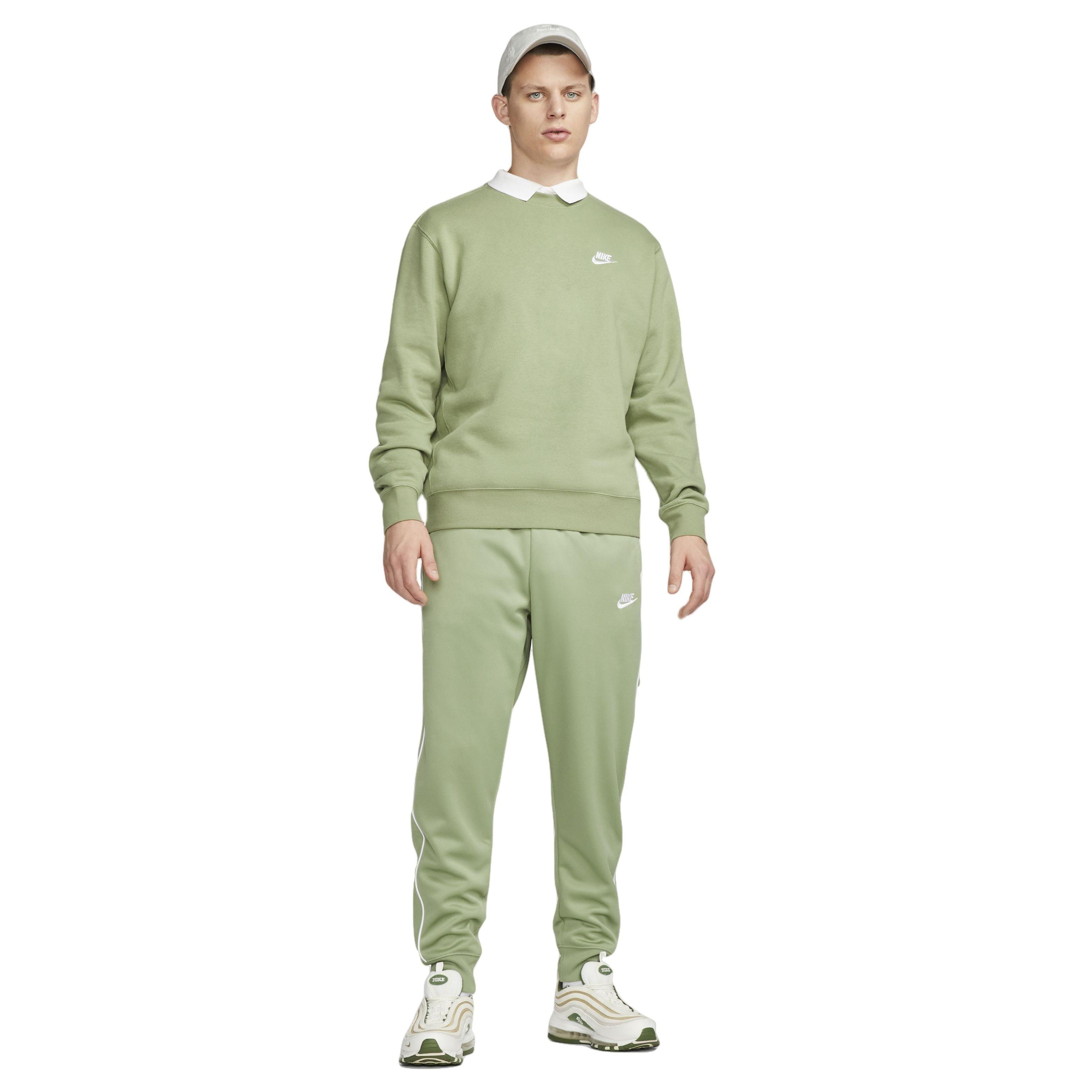 Nike Men's Sportswear Club BB Crew-Green - GREEN Thumbnail View 4