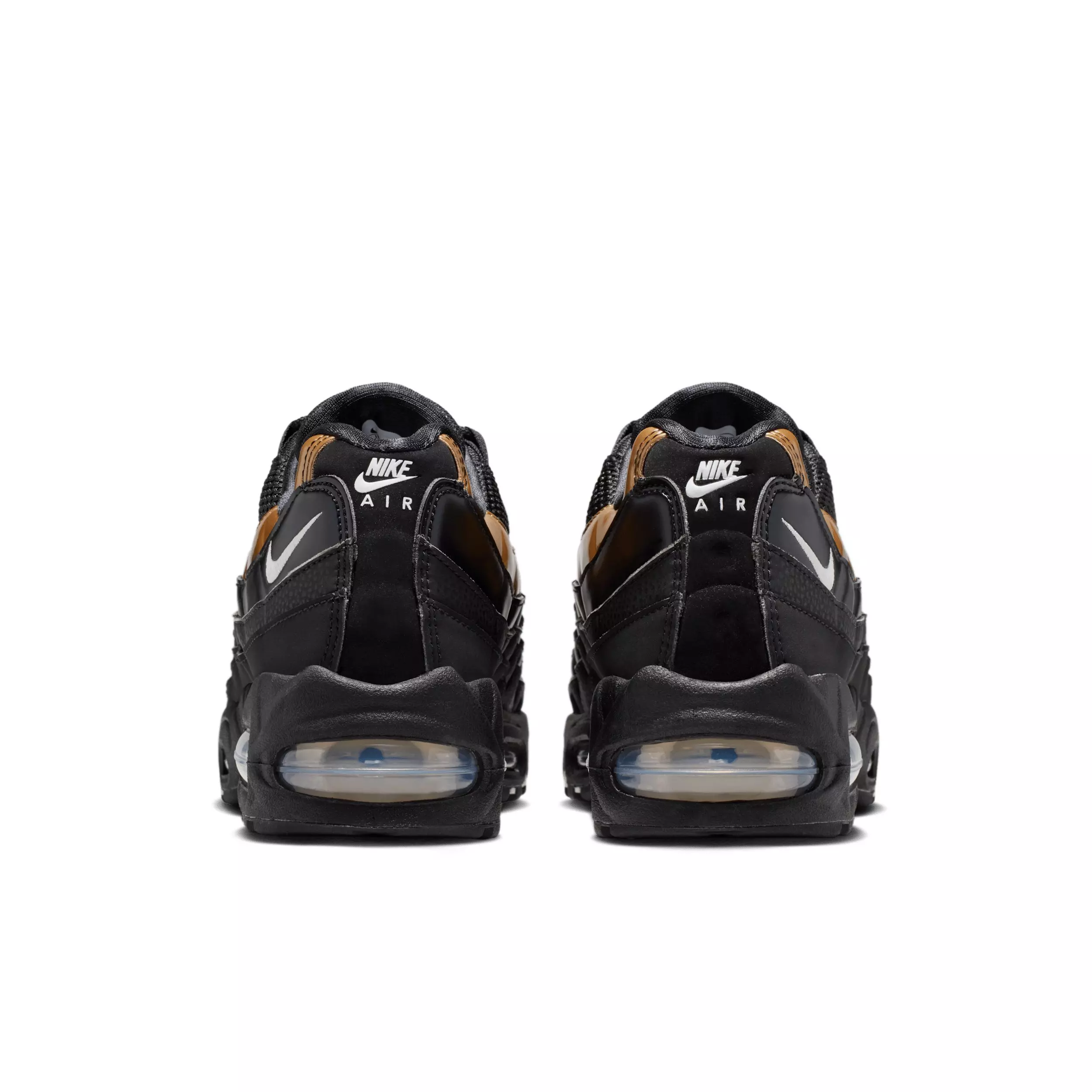 Nike Air Max 95 SE "Black/Light Charcoal/Metallic Gold/Sail" Women's Shoe - BLACK/GREY/GOLD