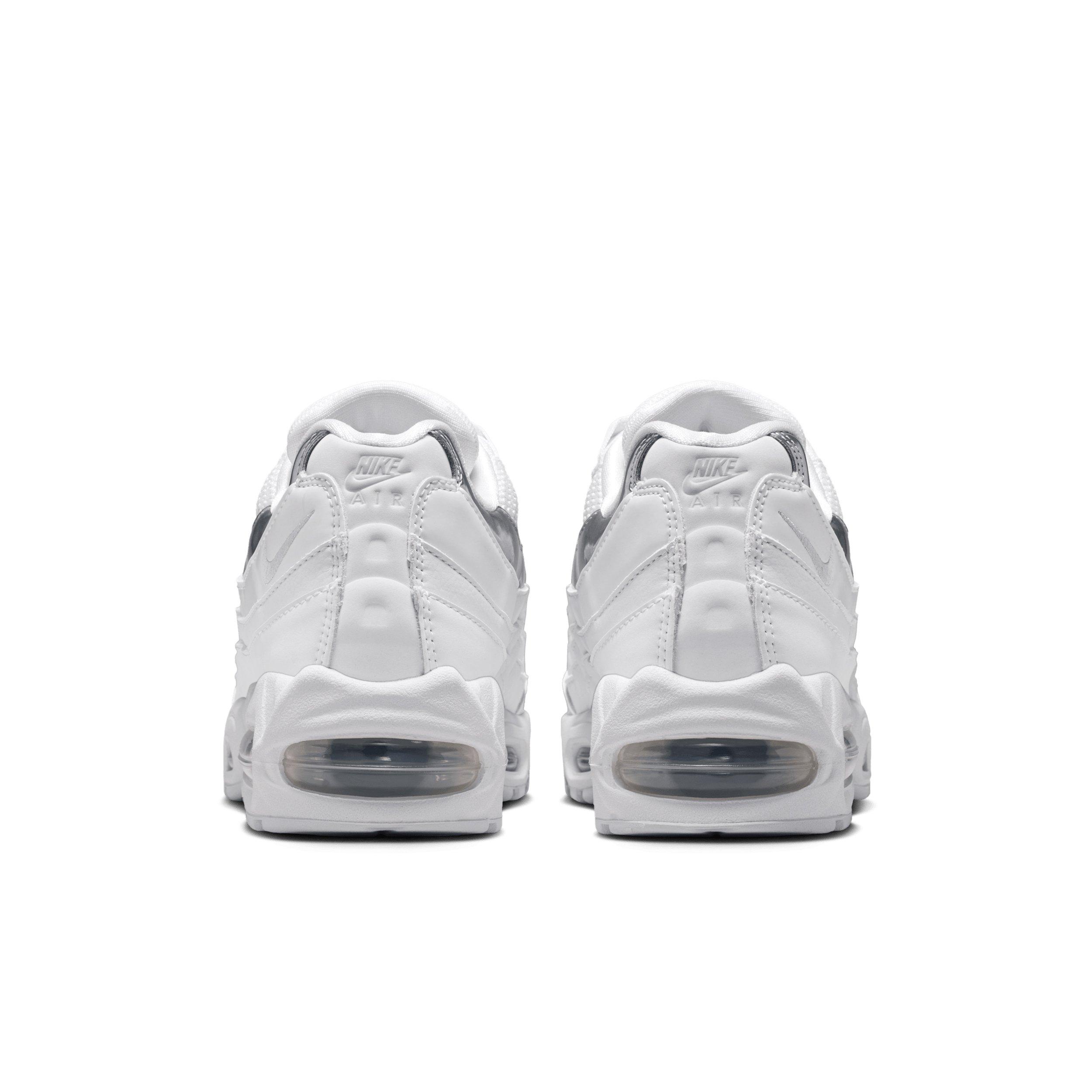 Nike Air Max 95 SE "White/Light Charcoal/Metallic Silver/Pure Platinum" Women's Shoe - WHITE/GREY/SILVER Thumbnail View 5