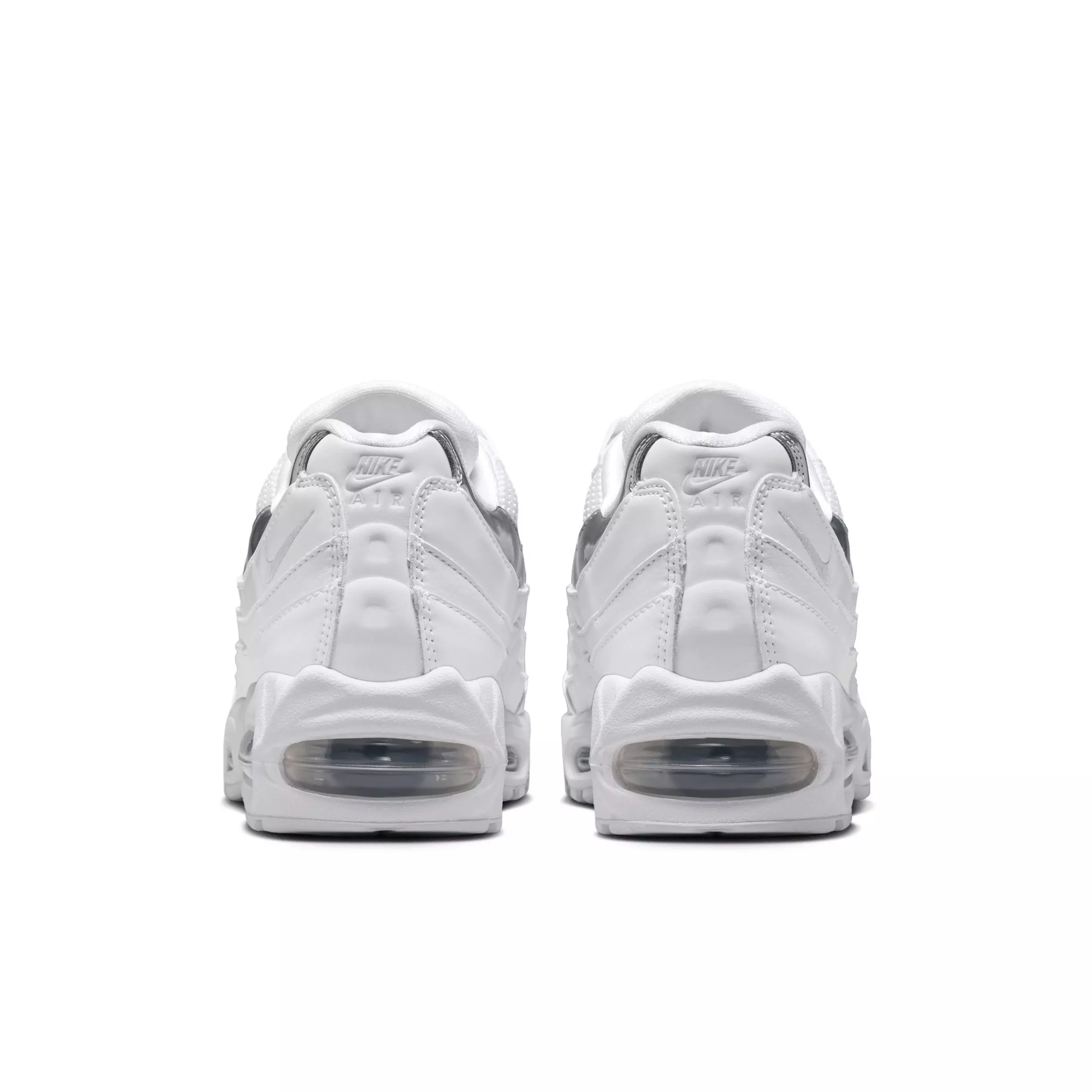 Nike Air Max 95 SE "White/Light Charcoal/Metallic Silver/Pure Platinum" Women's Shoe - WHITE/GREY/SILVER