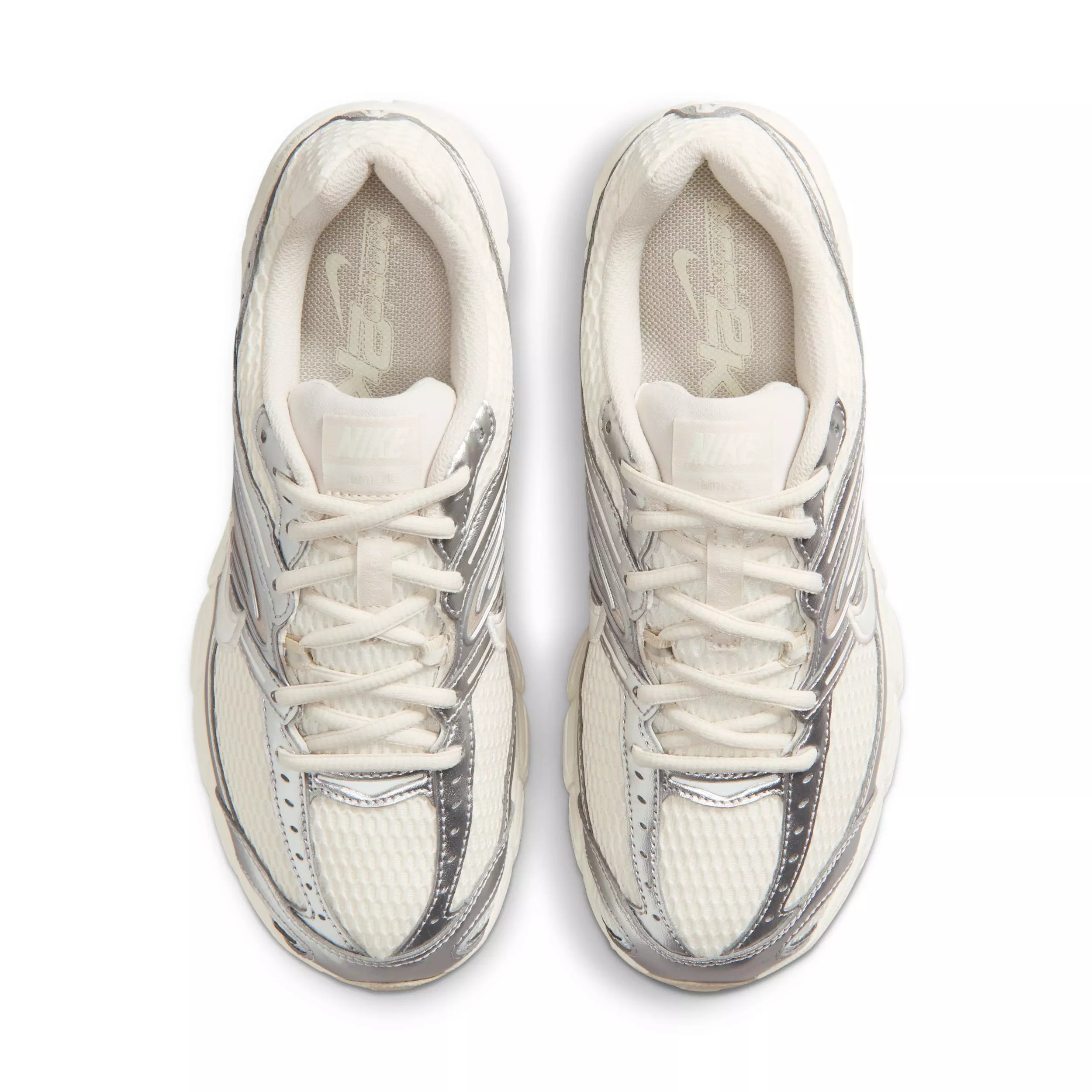 Nike Air Max Moto 2K "Pale Ivory/Metallic Silver/Light Orewood Brown/Sail" Women's Shoe - IVORY/SILVER/BROWN