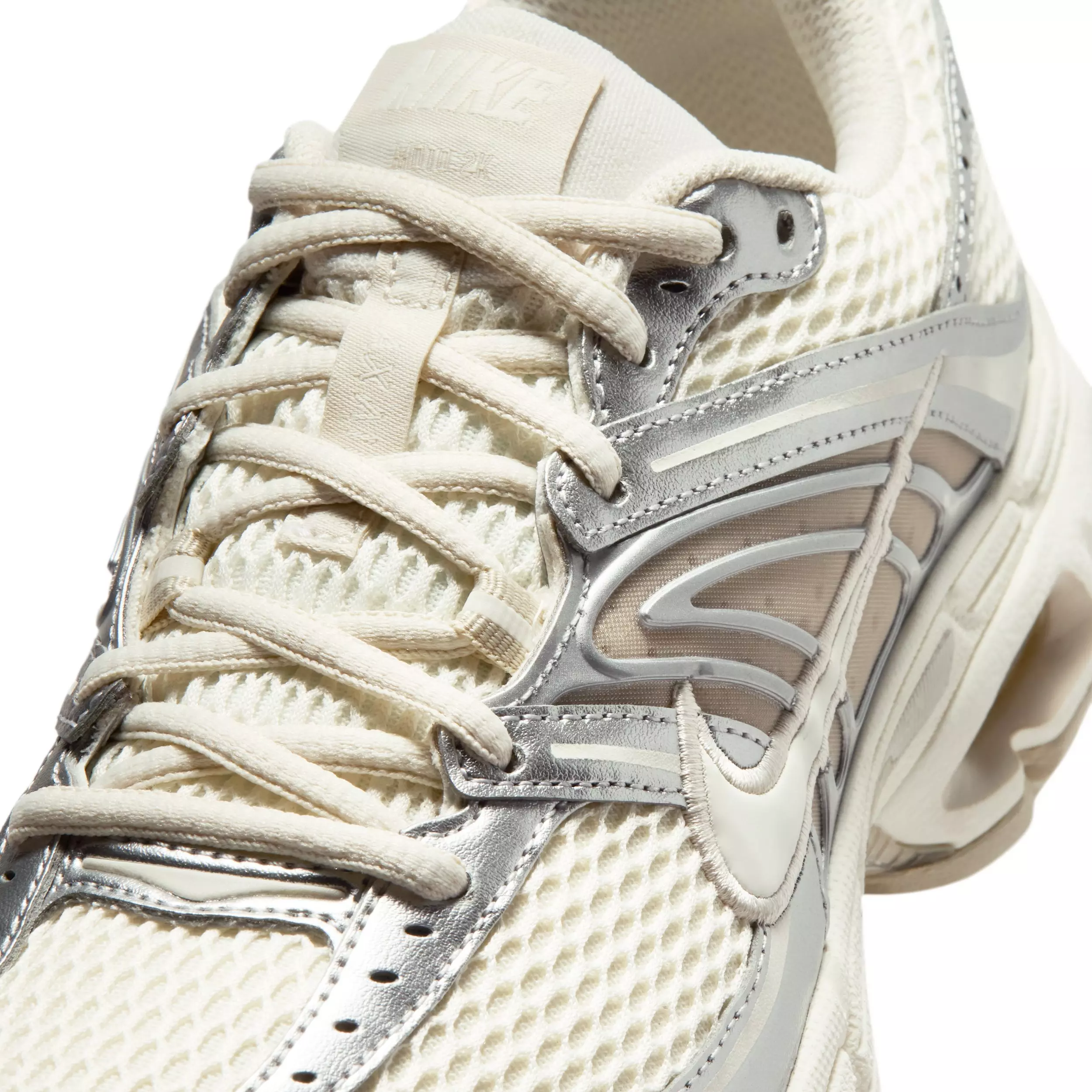 Nike Air Max Moto 2K "Pale Ivory/Metallic Silver/Light Orewood Brown/Sail" Women's Shoe - IVORY/SILVER/BROWN