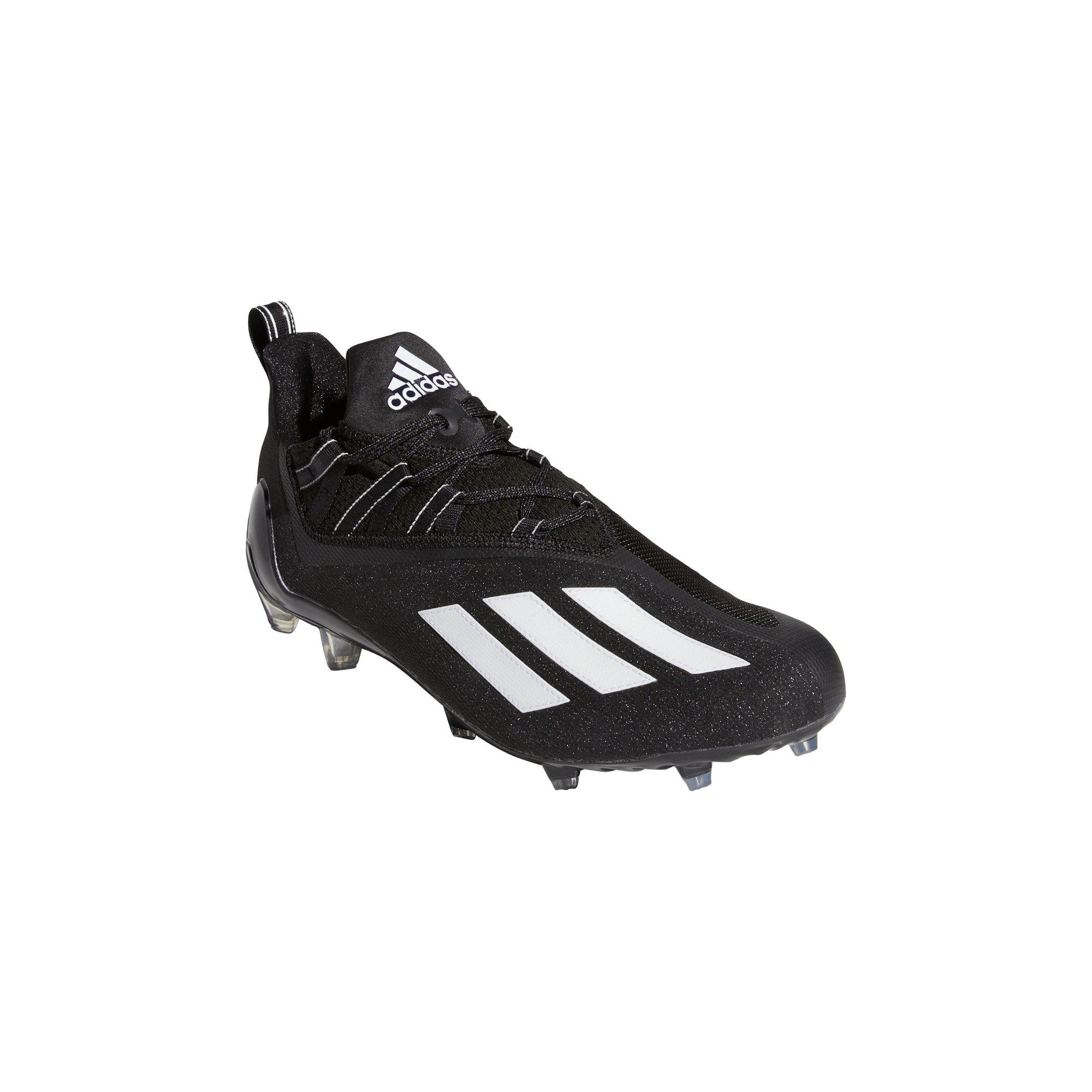 adidas Adizero "Black/White/Grey" Cleat