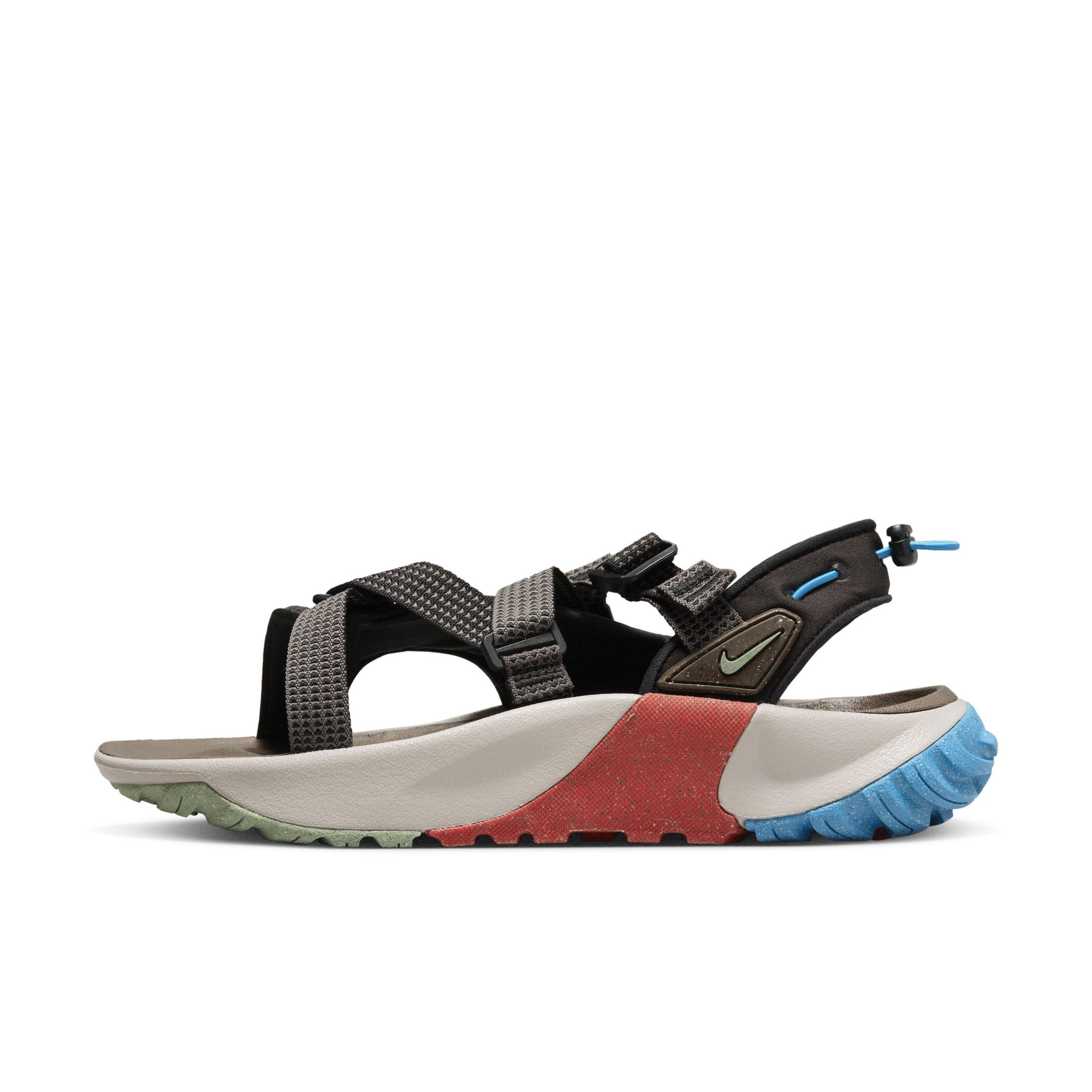 Nike Oneonta "Black/Enamel Green/Cobblestone" Men's Sandal - BLACK/GREEN/COBBLESTONE Thumbnail View 2