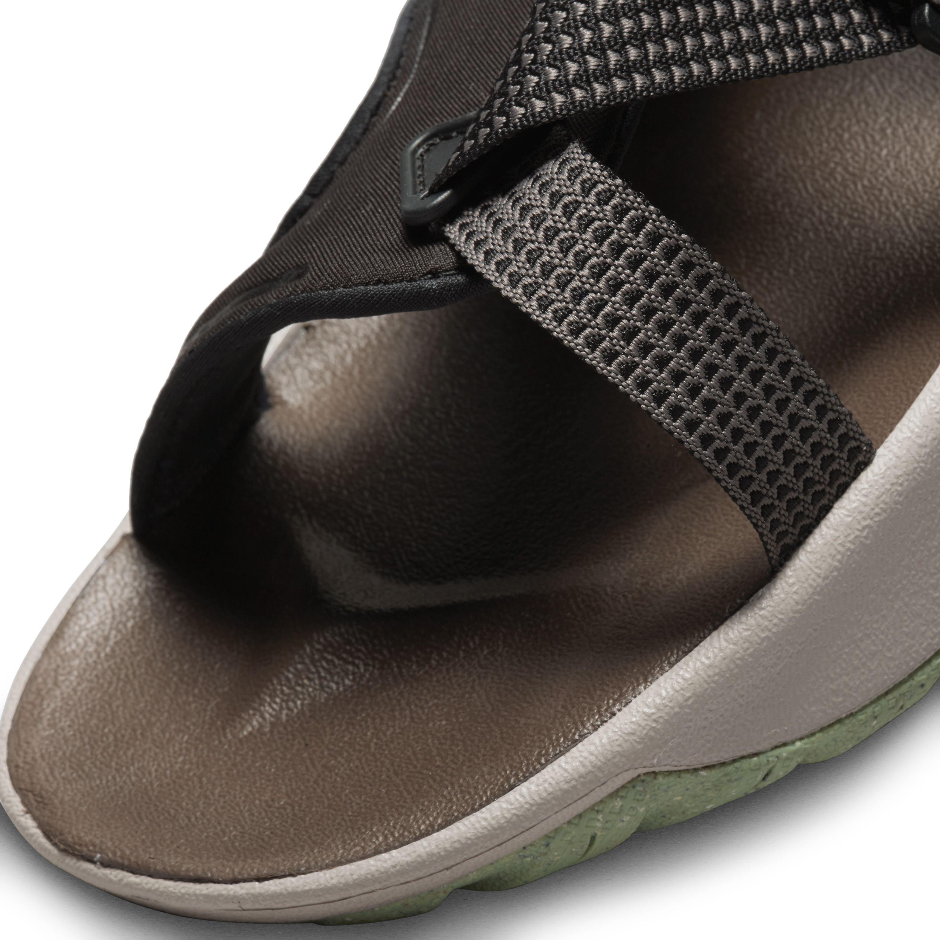 Nike Oneonta "Black/Enamel Green/Cobblestone" Men's Sandal - BLACK/GREEN/COBBLESTONE Thumbnail View 5