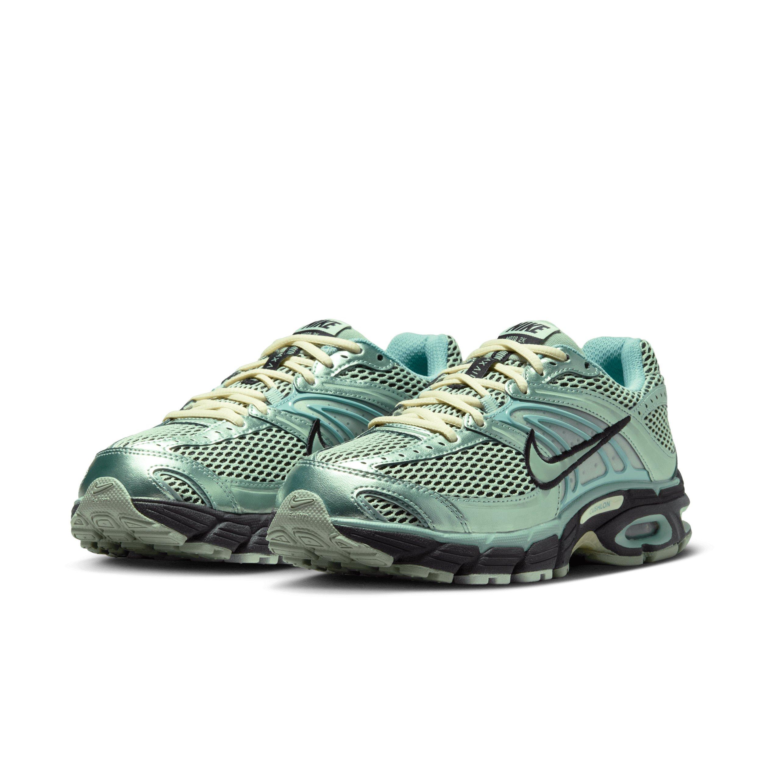 Nike Air Max Moto 2K "Mineral/Light Silver/Black" Women's Shoe - GREEN/SILVER/BLACK Thumbnail View 3