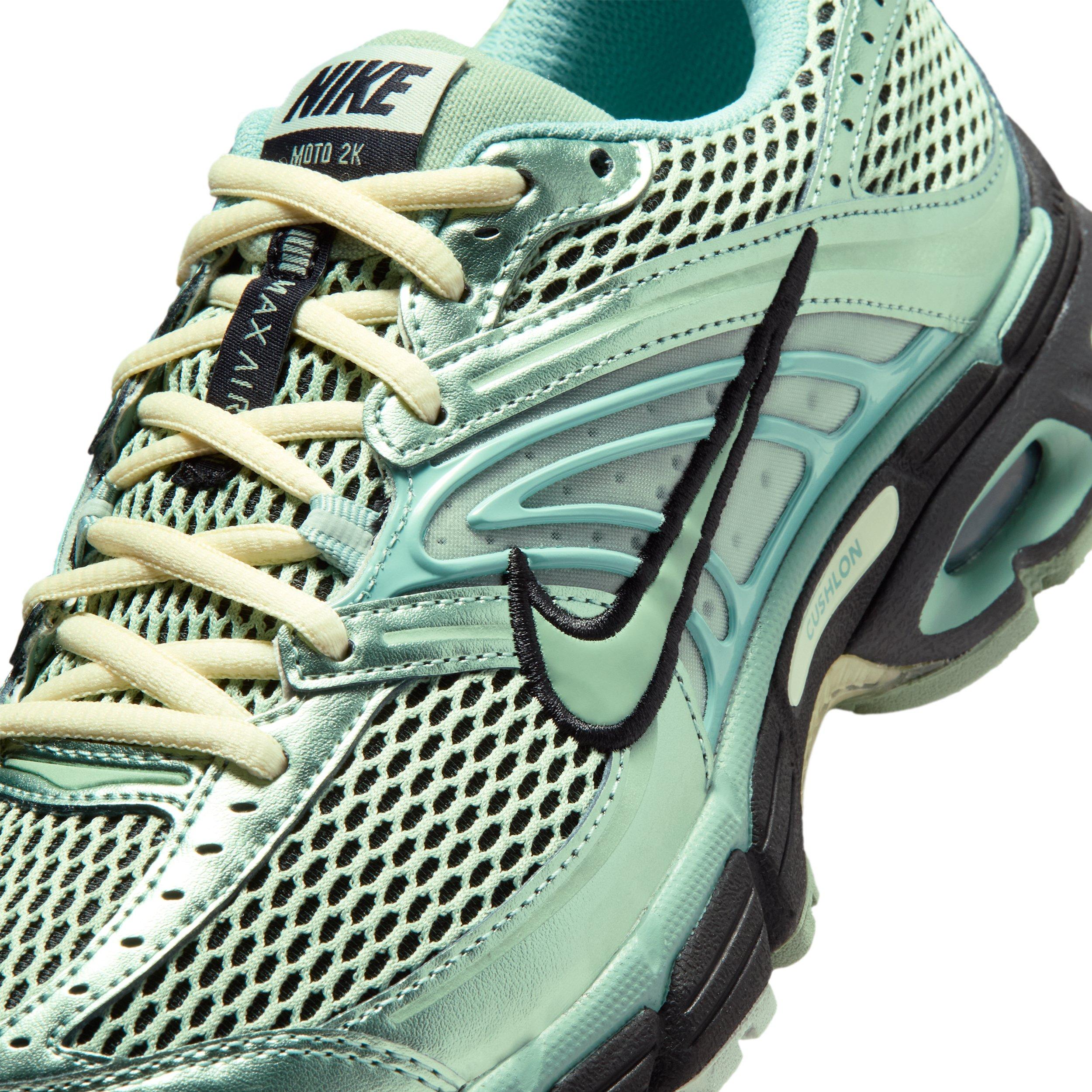 Nike Air Max Moto 2K "Mineral/Light Silver/Black" Women's Shoe - GREEN/SILVER/BLACK Thumbnail View 7