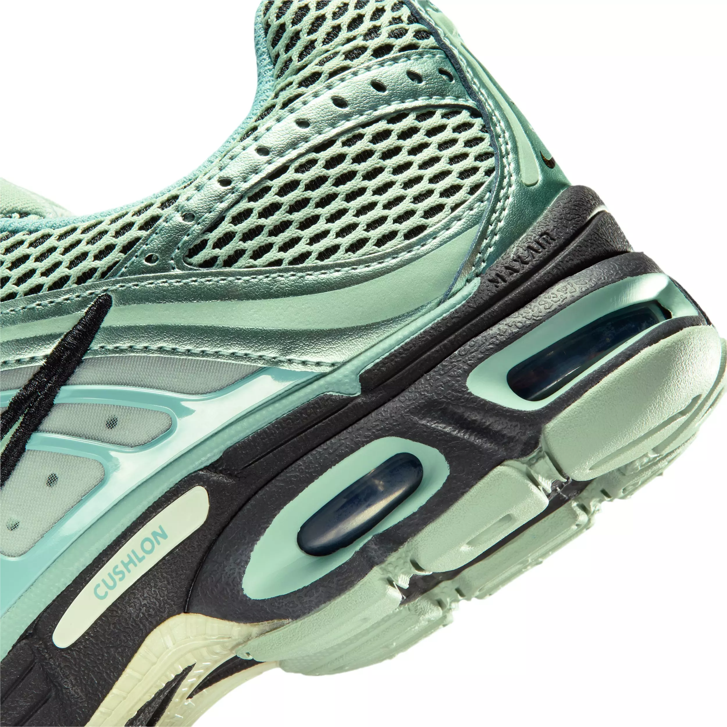 Nike Air Max Moto 2K "Mineral/Light Silver/Black" Women's Shoe - GREEN/SILVER/BLACK