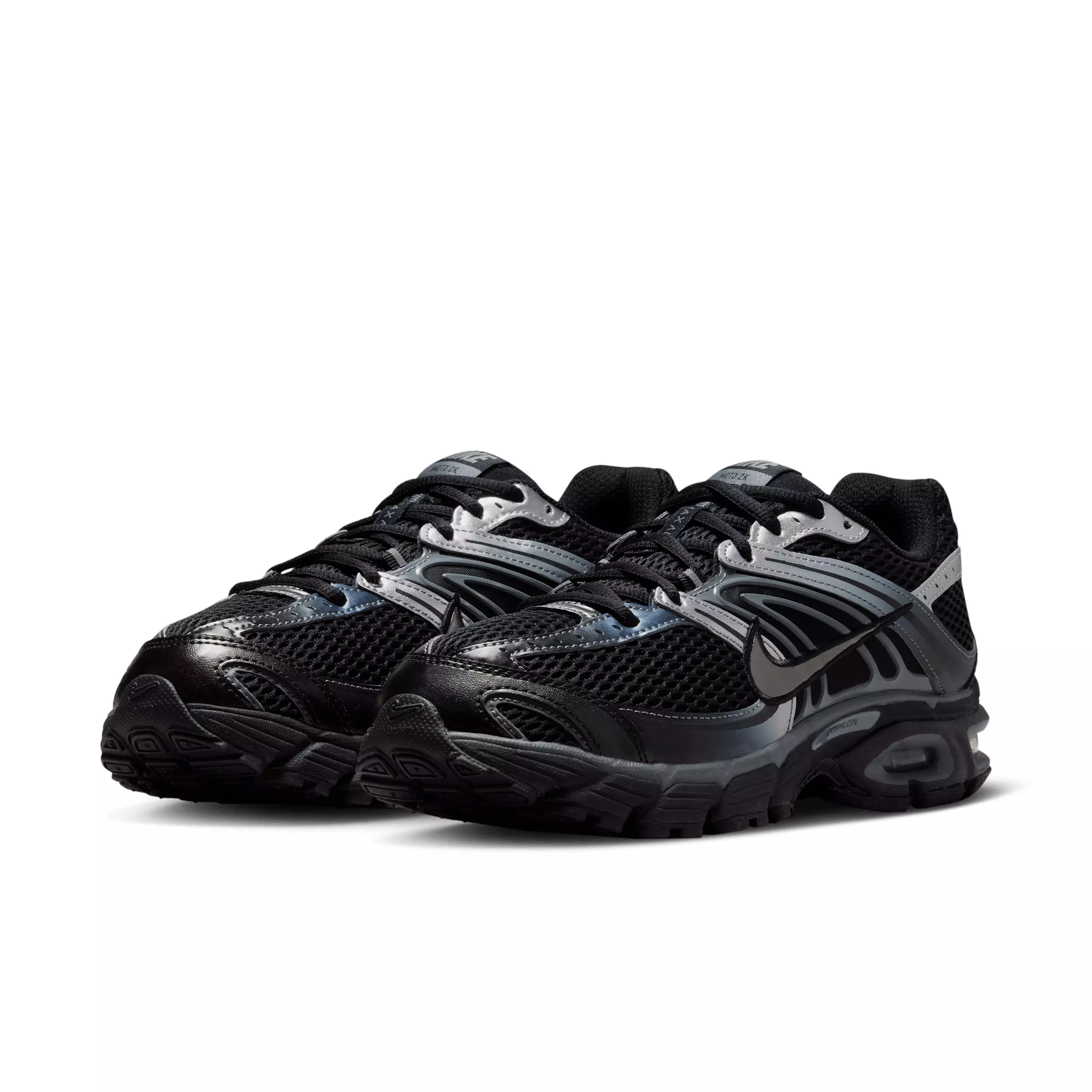Nike Air Max Moto 2K "Black/Metallic Silver/Smoke Grey" Women's Shoe - BLACK/GREY