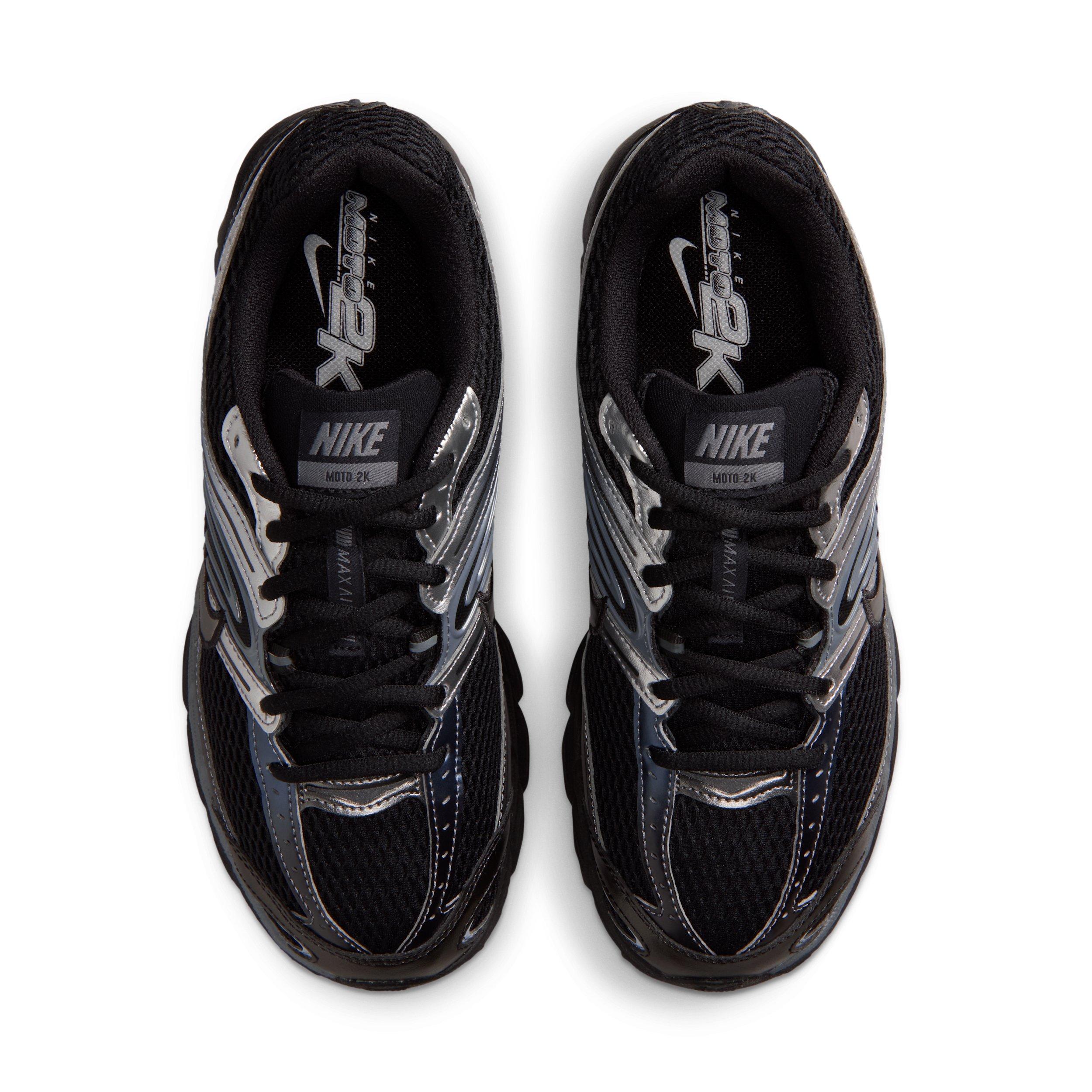 Nike Air Max Moto 2K "Black/Metallic Silver/Smoke Grey" Women's Shoe - BLACK/GREY Thumbnail View 4