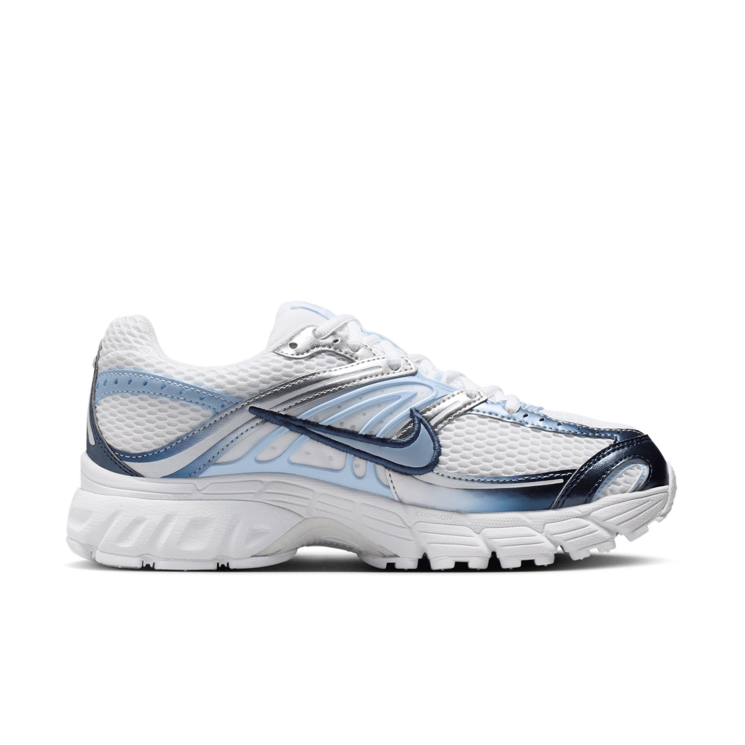 Nike Air Max Moto 2K "White/Metallic Silver/Midnight Navy/Hydrogen Blue" Women's Shoe - WHITE/SILVER/BLUE Thumbnail View 1