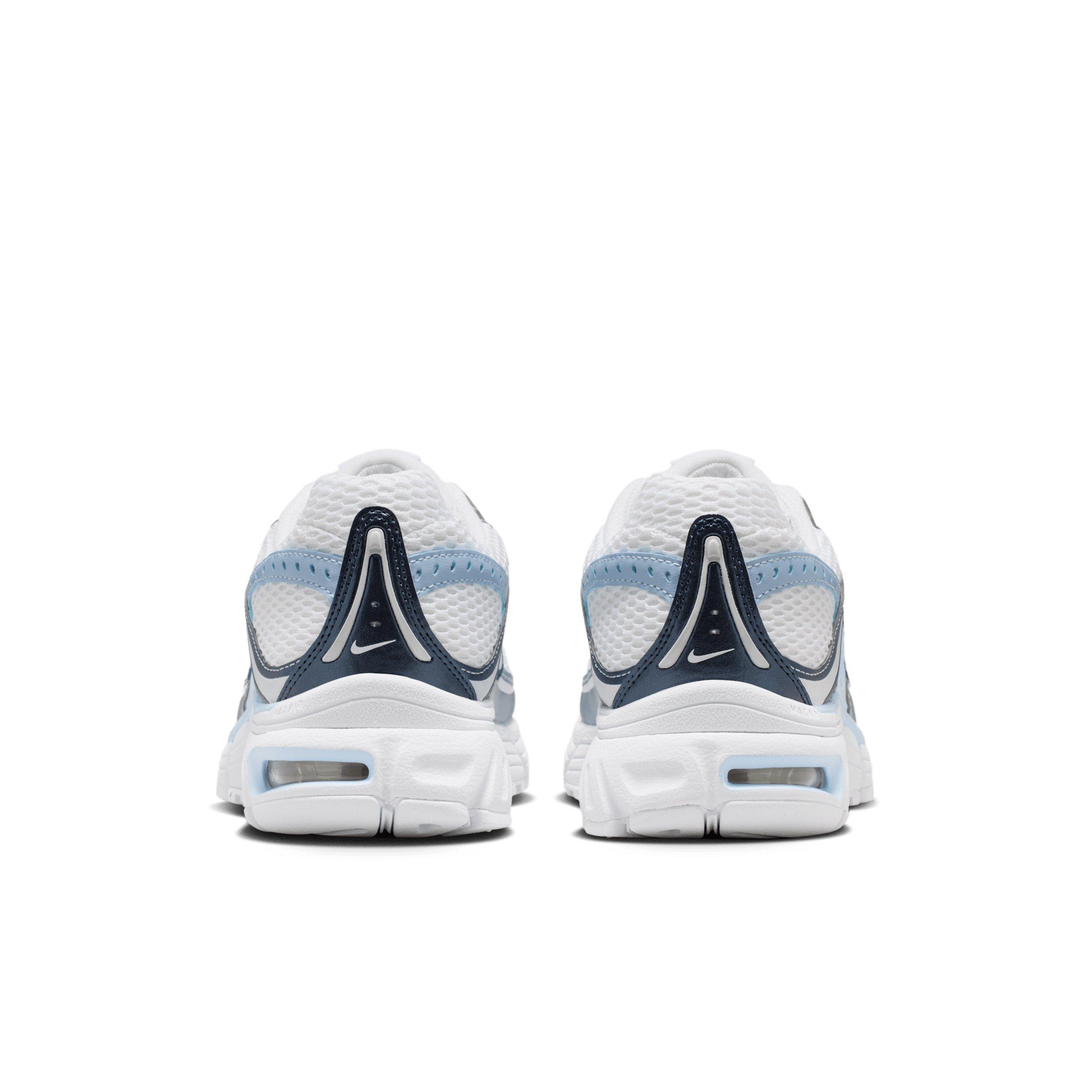 Nike Air Max Moto 2K "White/Metallic Silver/Midnight Navy/Hydrogen Blue" Women's Shoe - WHITE/SILVER/BLUE Thumbnail View 5