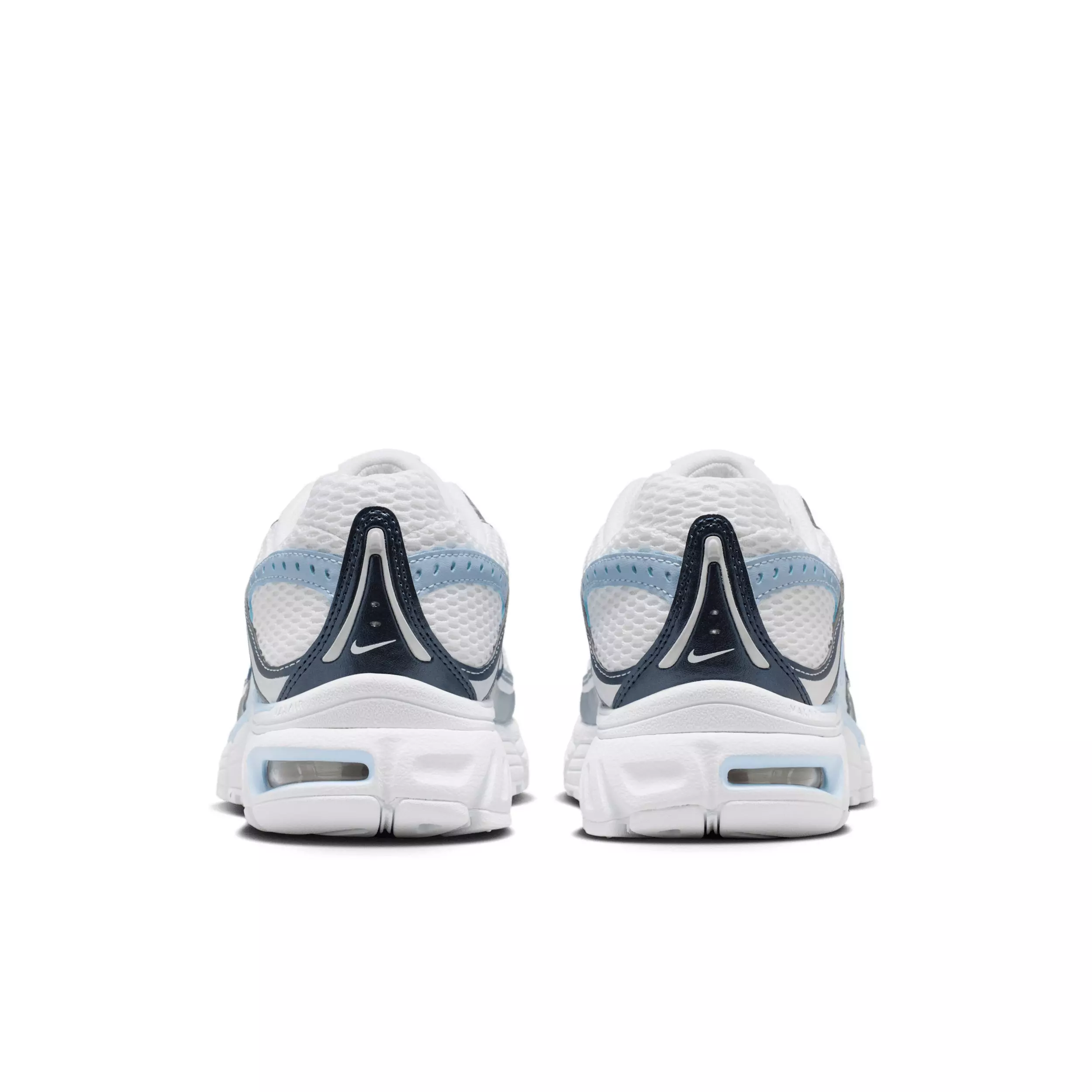 Nike Air Max Moto 2K "White/Metallic Silver/Midnight Navy/Hydrogen Blue" Women's Shoe - WHITE/SILVER/BLUE