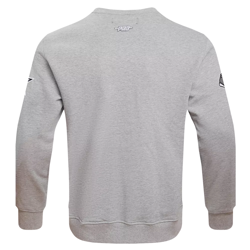 Pro Standard Men's NFL Dallas Cowboys Old English Crewneck - Grey - GREY
