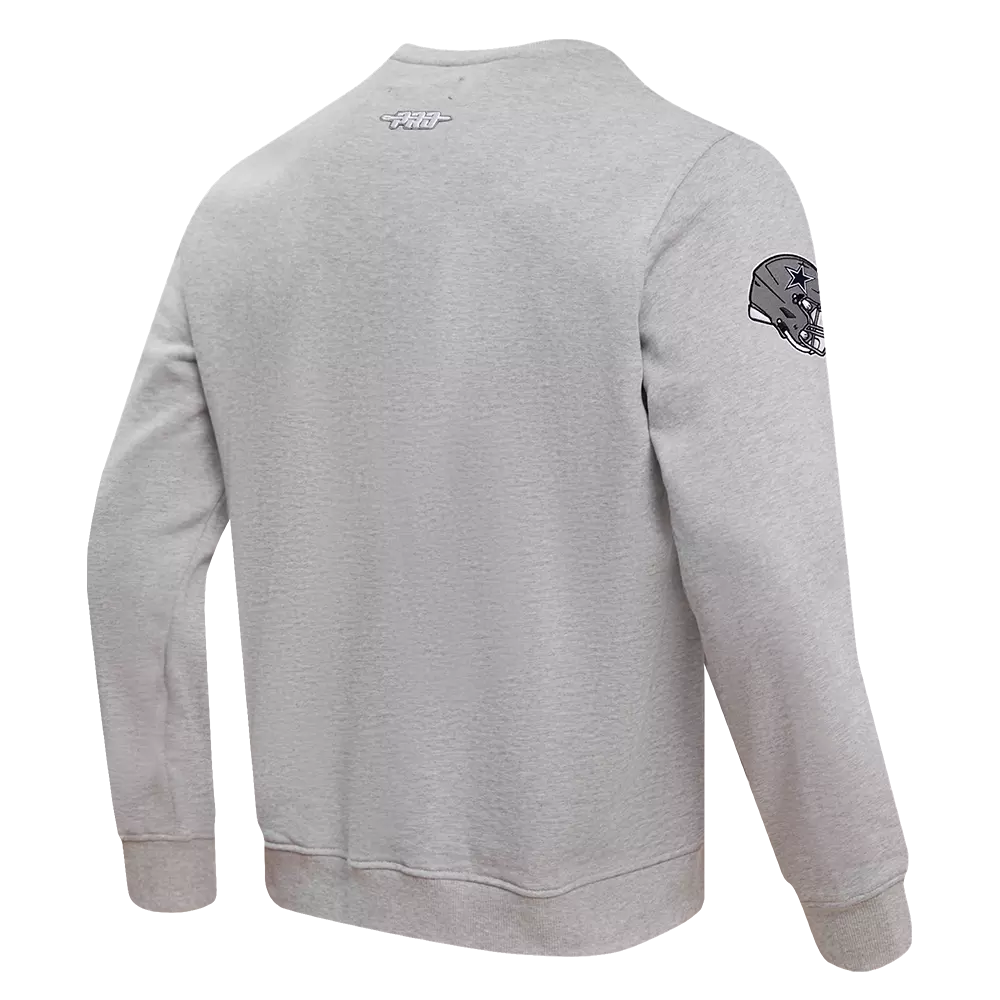 Pro Standard Men's NFL Dallas Cowboys Old English Crewneck -Grey - GREY