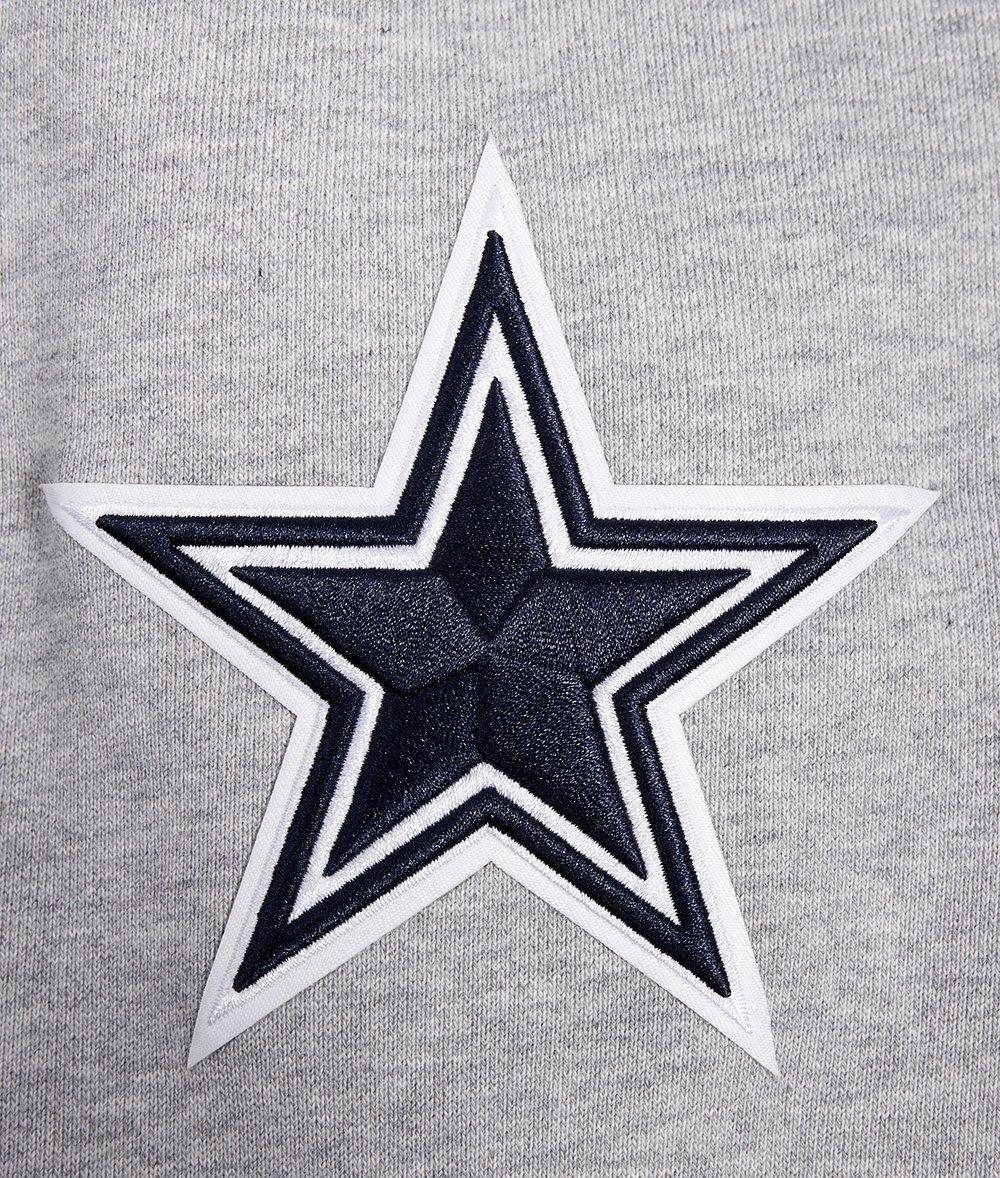 Pro Standard Men's NFL Dallas Cowboys Old English Crewneck - Grey - GREY Thumbnail View 7