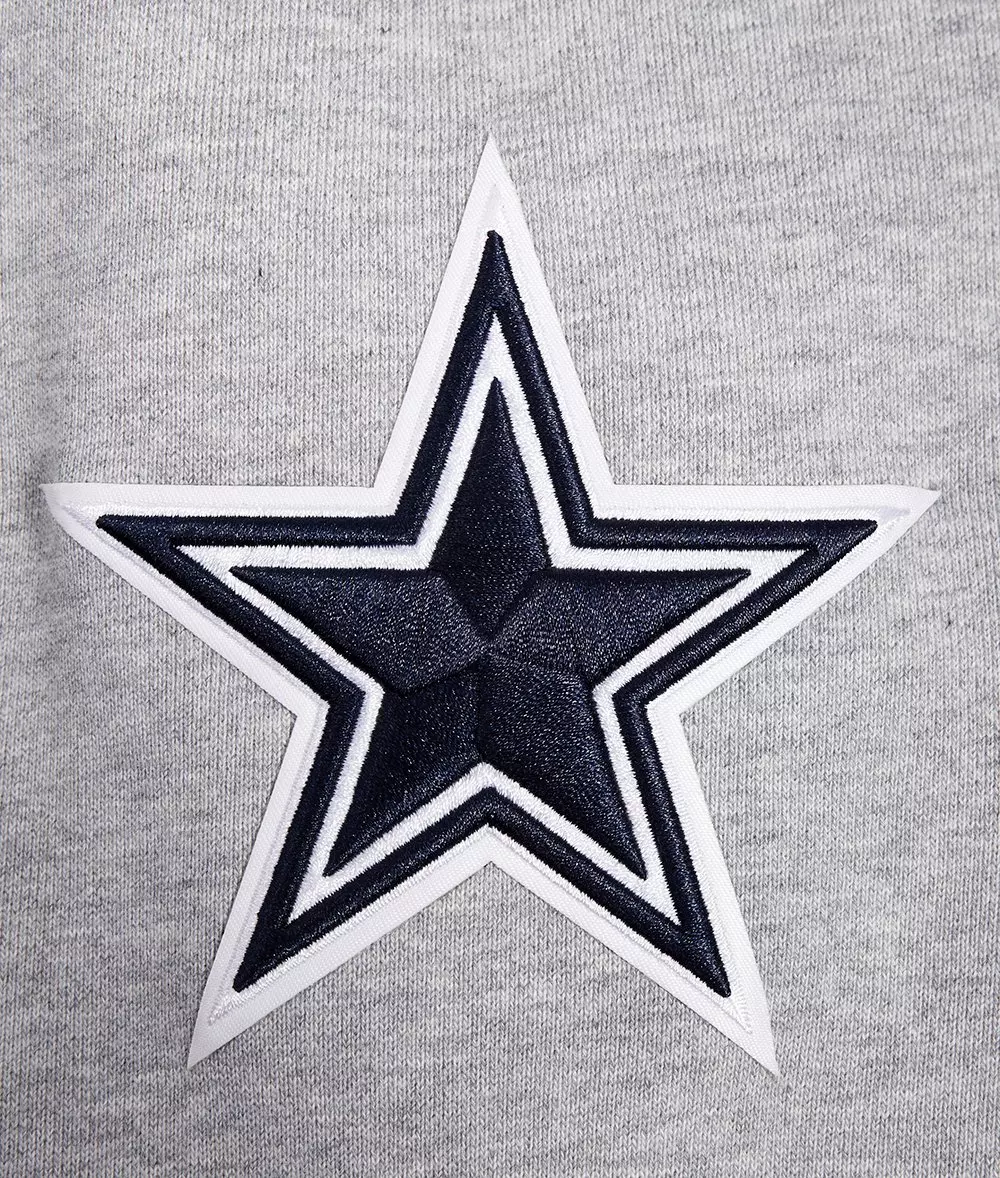 Pro Standard Men's NFL Dallas Cowboys Old English Crewneck -Grey - GREY