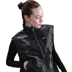Nike Women's Sportswear Shine Windrunner Vest -Black
