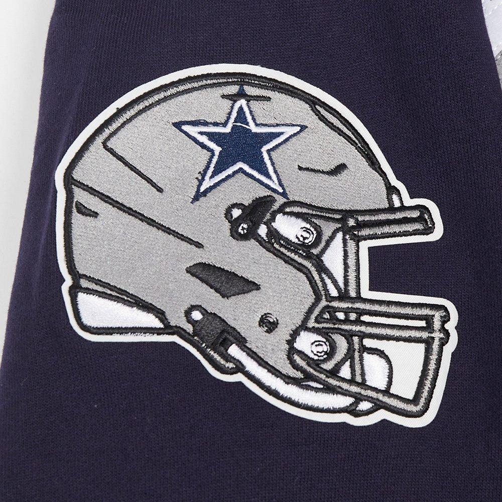 Pro Standard Men's NFL Dallas Cowboys Old English Crewneck -Navy - NAVY Thumbnail View 7