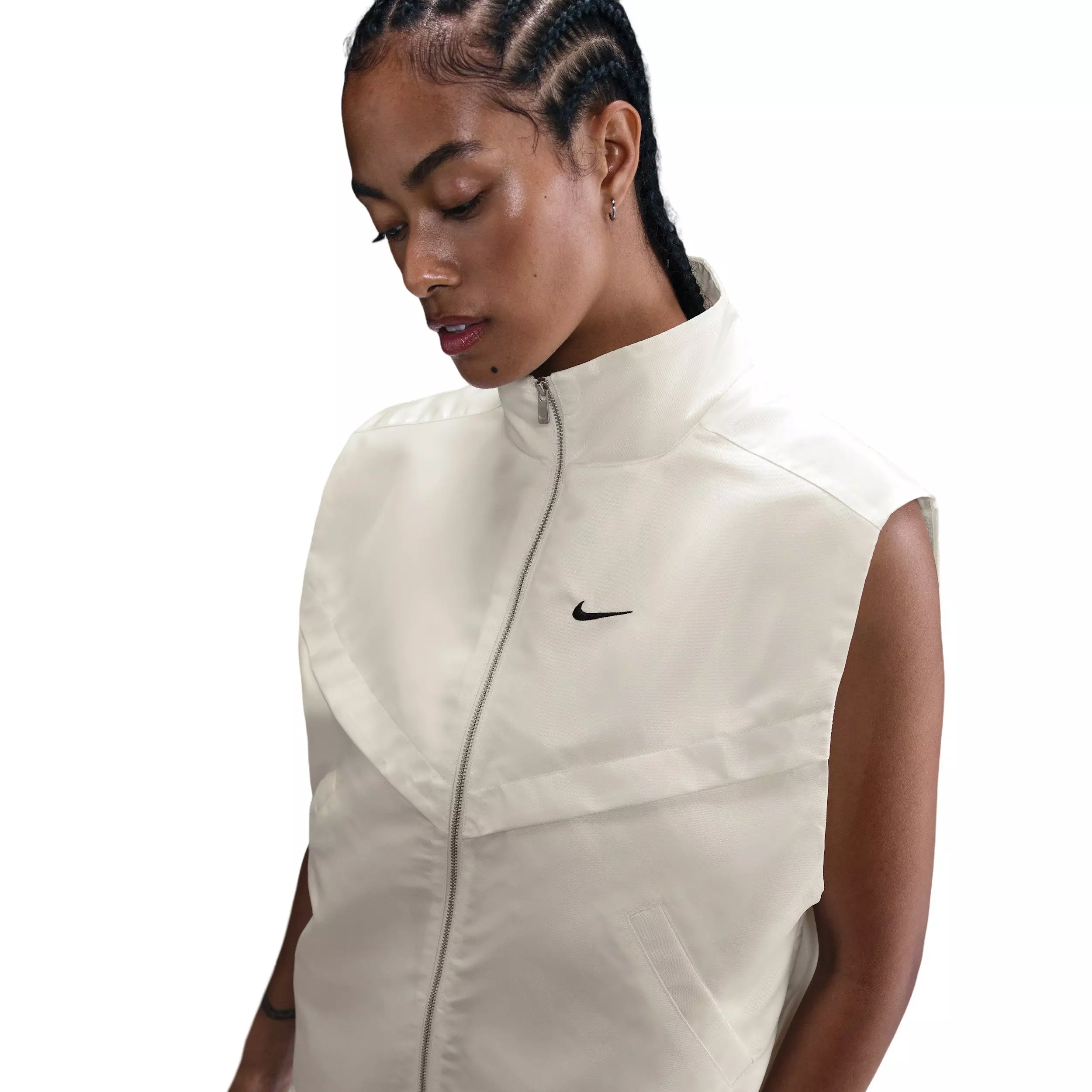 Nike Women's Sportswear Shine Windrunner Vest - Sail - SAIL
