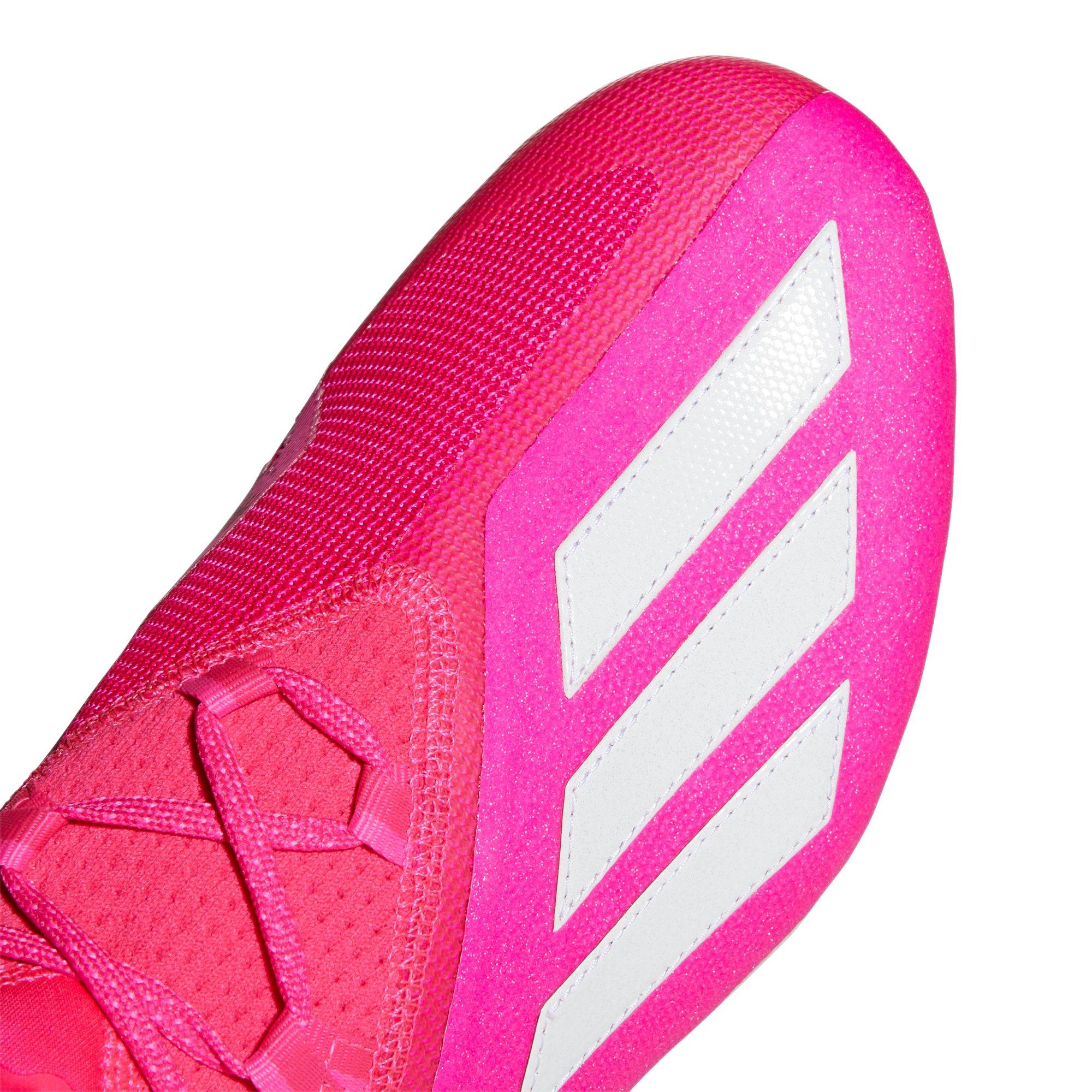 pink adidas football cleats