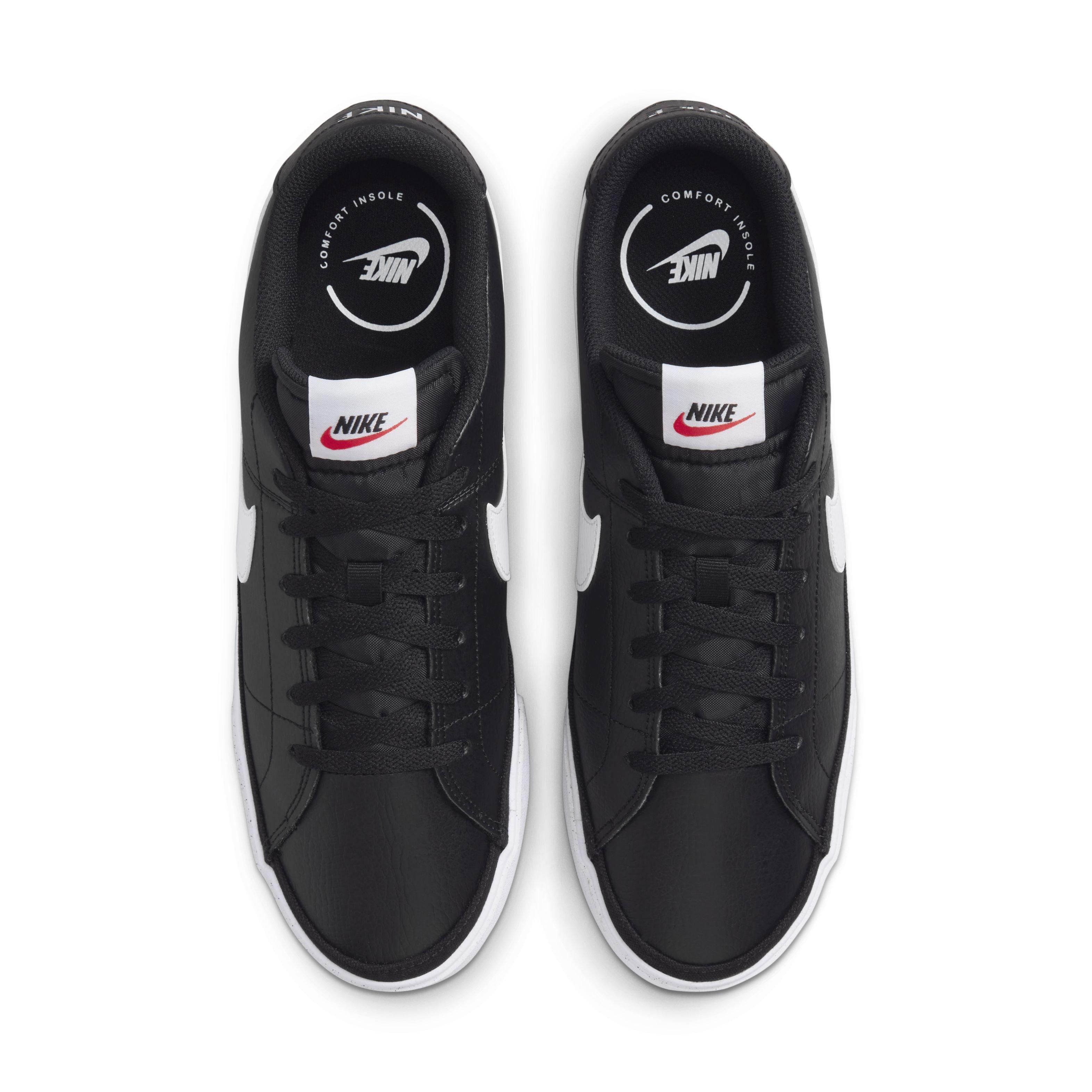 Nike Court Legacy "Black/White" Men's Shoe - BLACK Thumbnail View 4