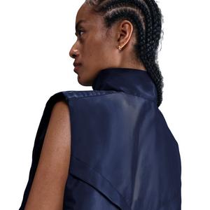 Nike Women's Sportswear Shine Windrunner Vest -Navy