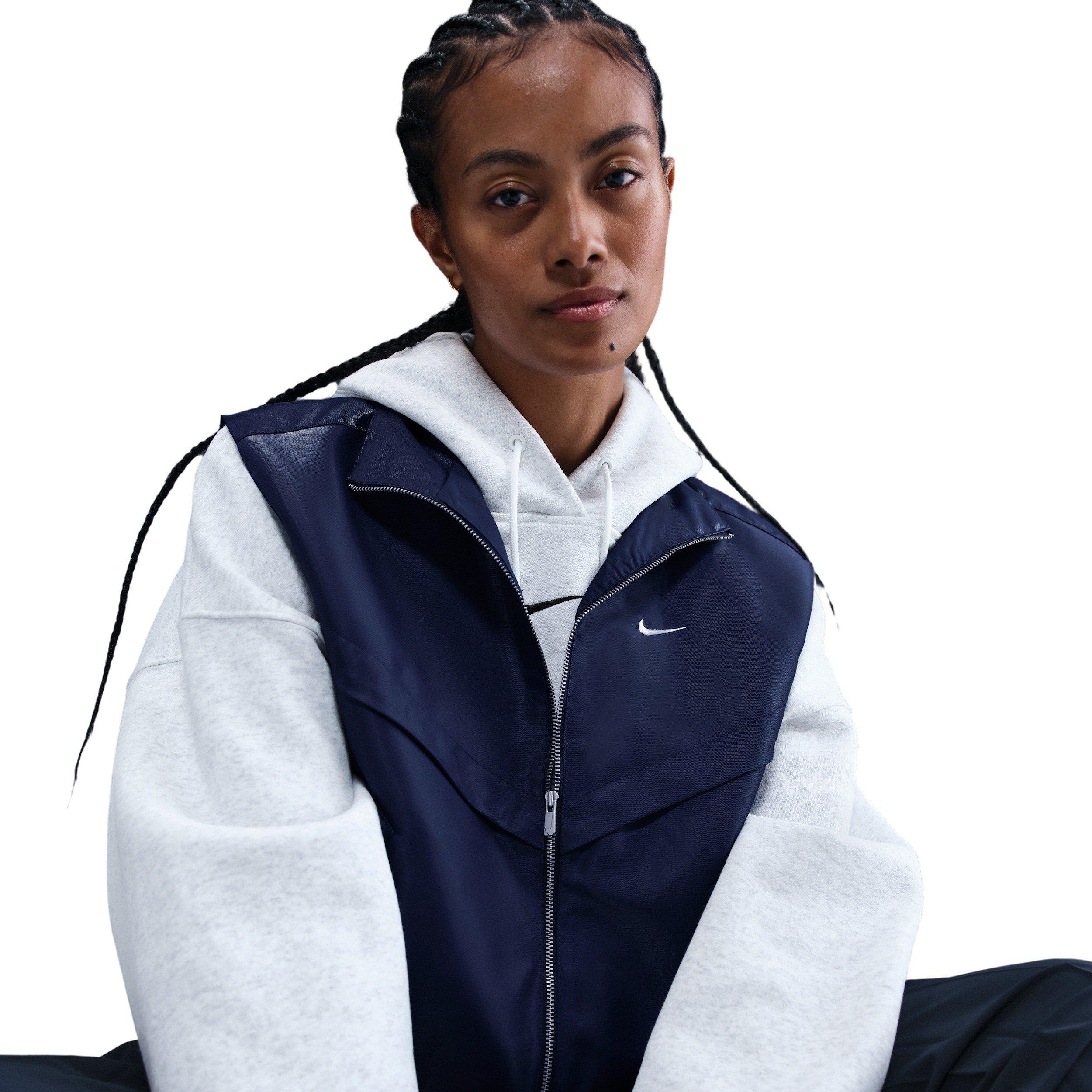 Nike Women's Sportswear Shine Windrunner Vest -Navy - NAVY Thumbnail View 3