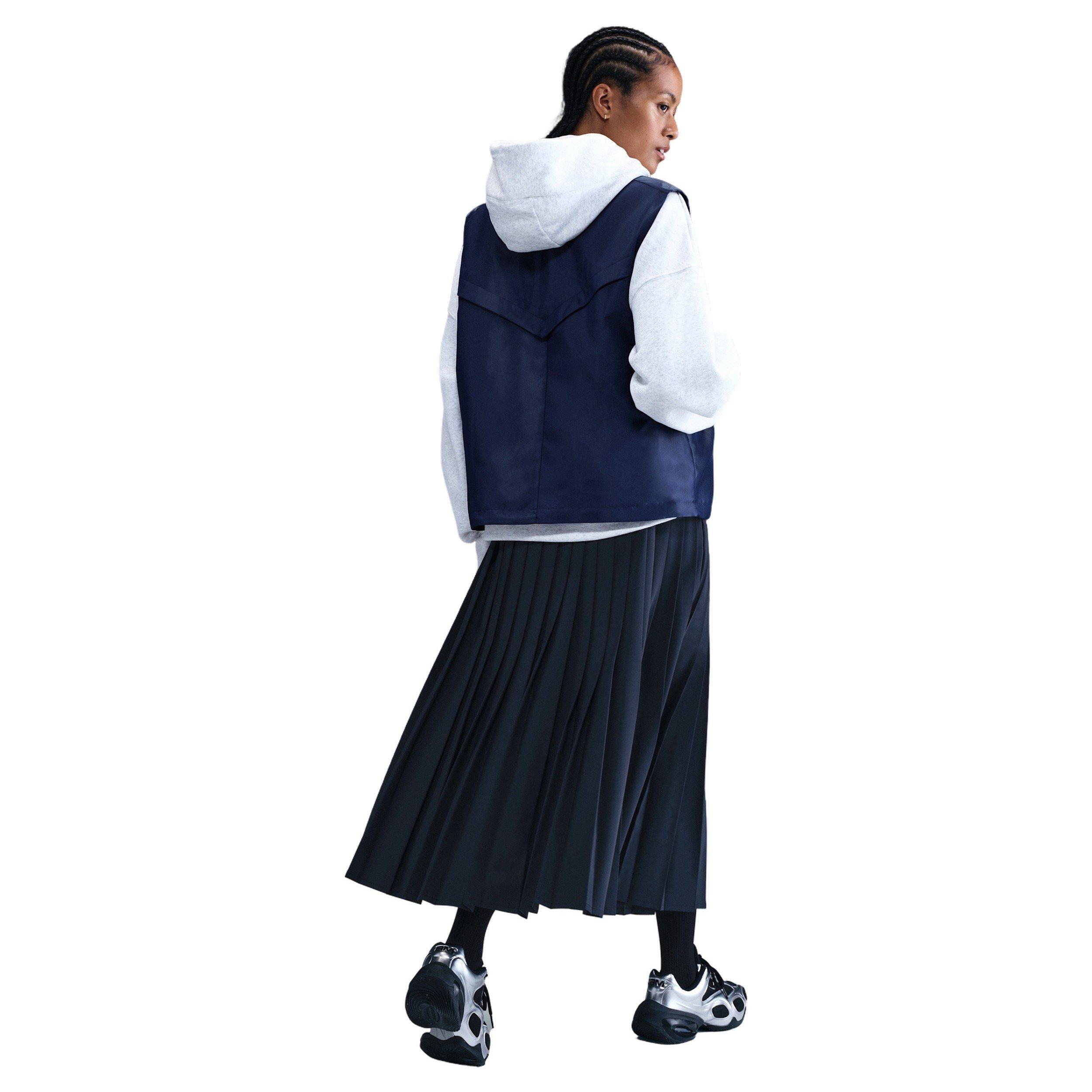 Nike Women's Sportswear Shine Windrunner Vest -Navy - NAVY Thumbnail View 5