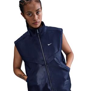 Nike Women's Sportswear Shine Windrunner Vest -Navy